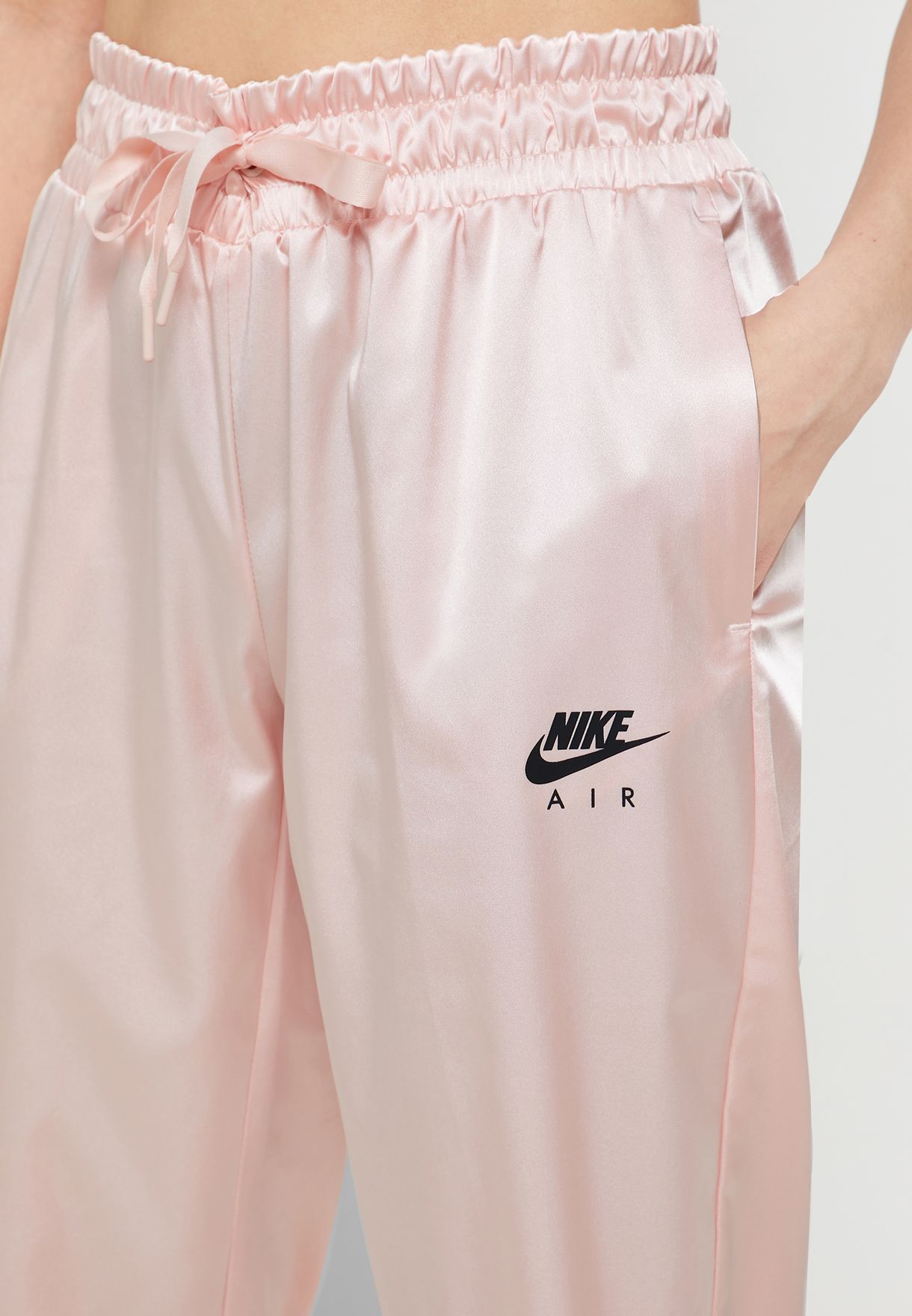 pink nike sweat shorts