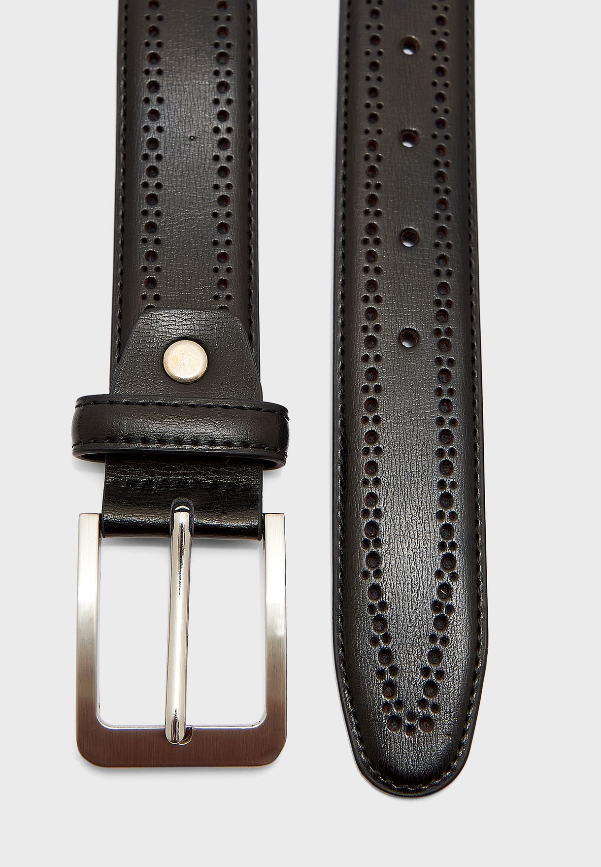 Faux Leather Casual Belt