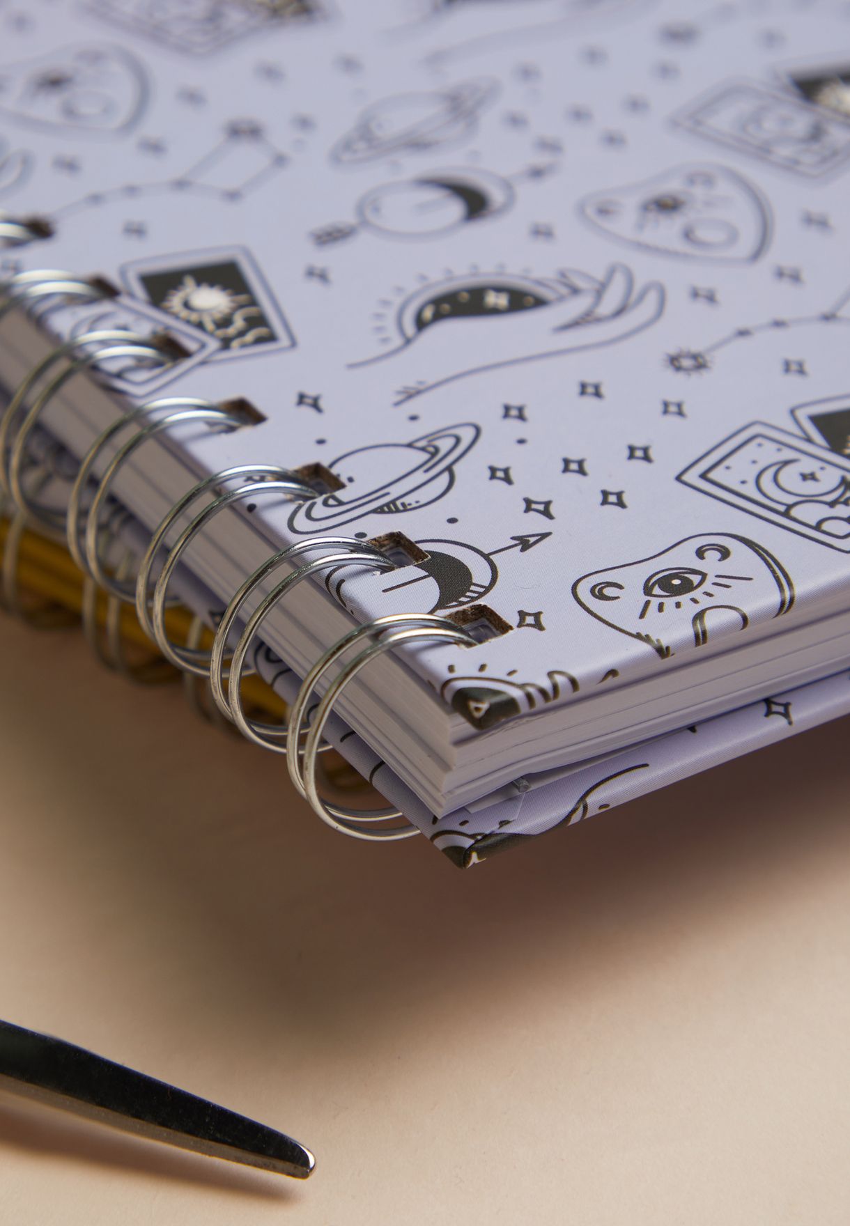 A5 Spiral Hardcover Notebook - Icons