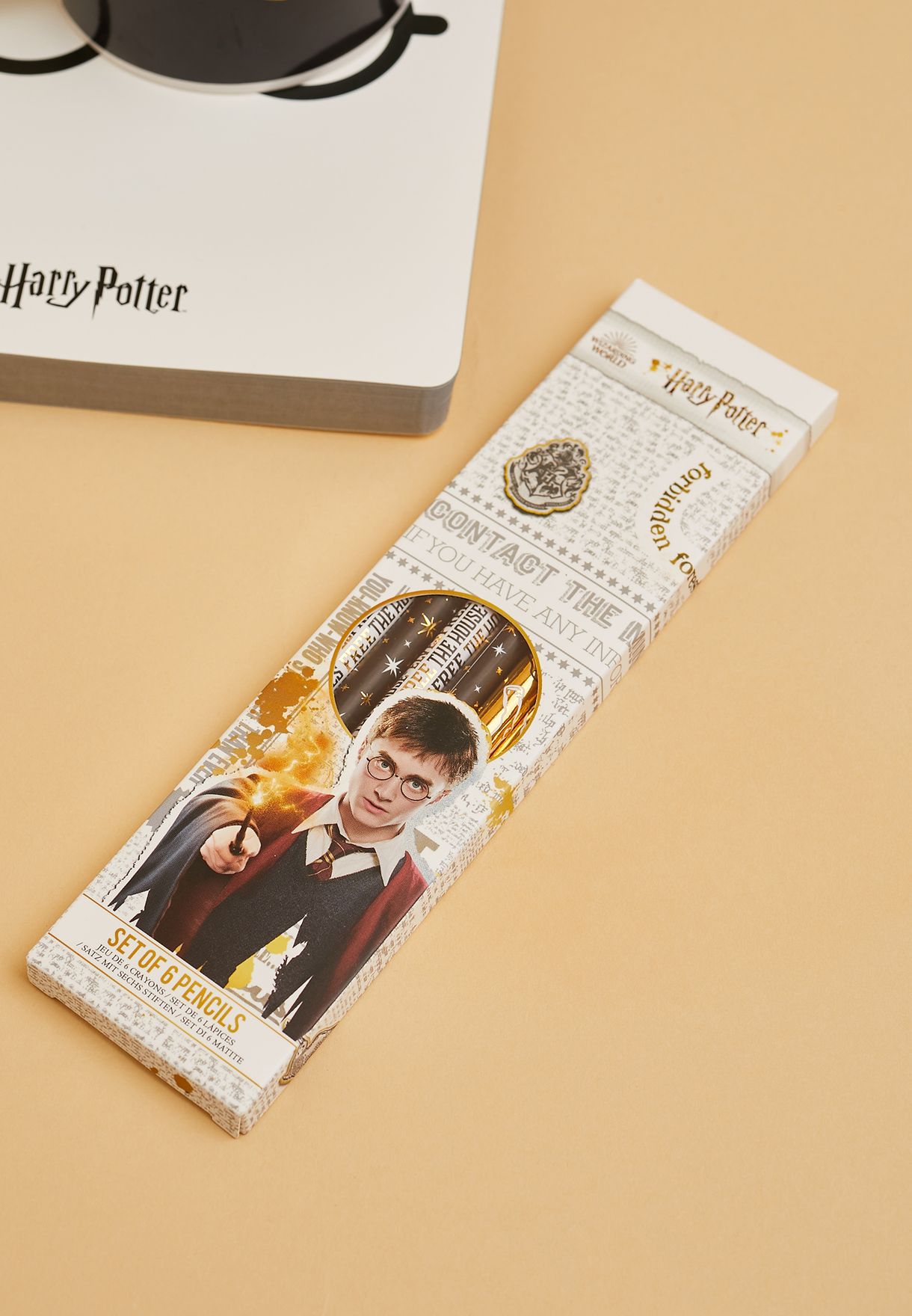 Set Of 6 Harry Potter Dobby Pencils