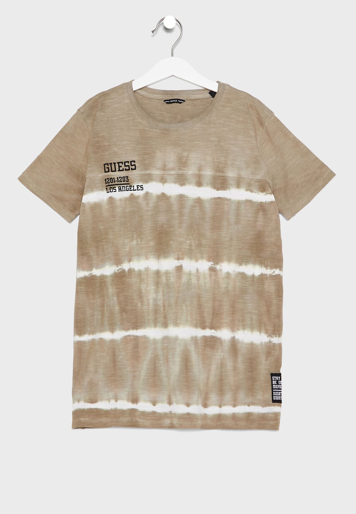 beige guess shirt