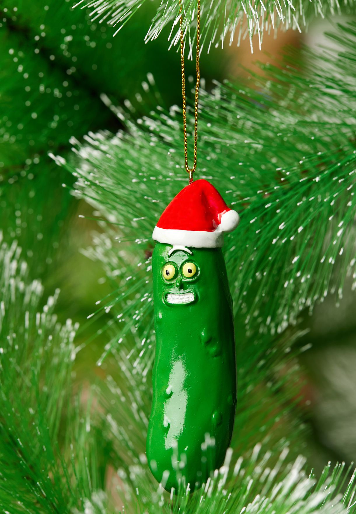 Rick & Morty Pickle Rick Christmas Ornament