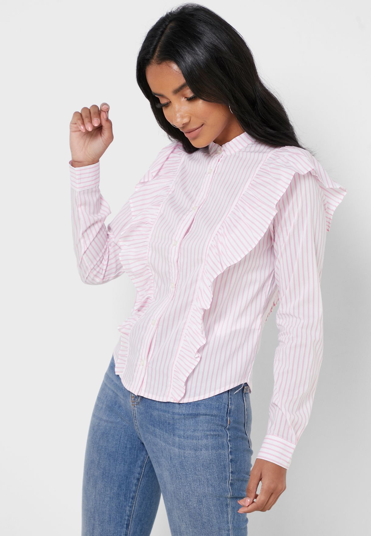 ruffle blouse forever 21