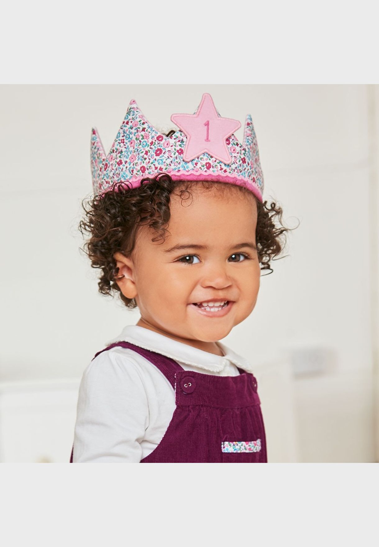 Buy Jojo Maman Bebe pink Birthday Girl Crown for Kids in Riyadh, Jeddah