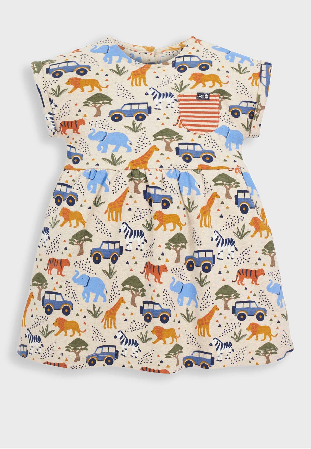 Kids Safari Print Dress