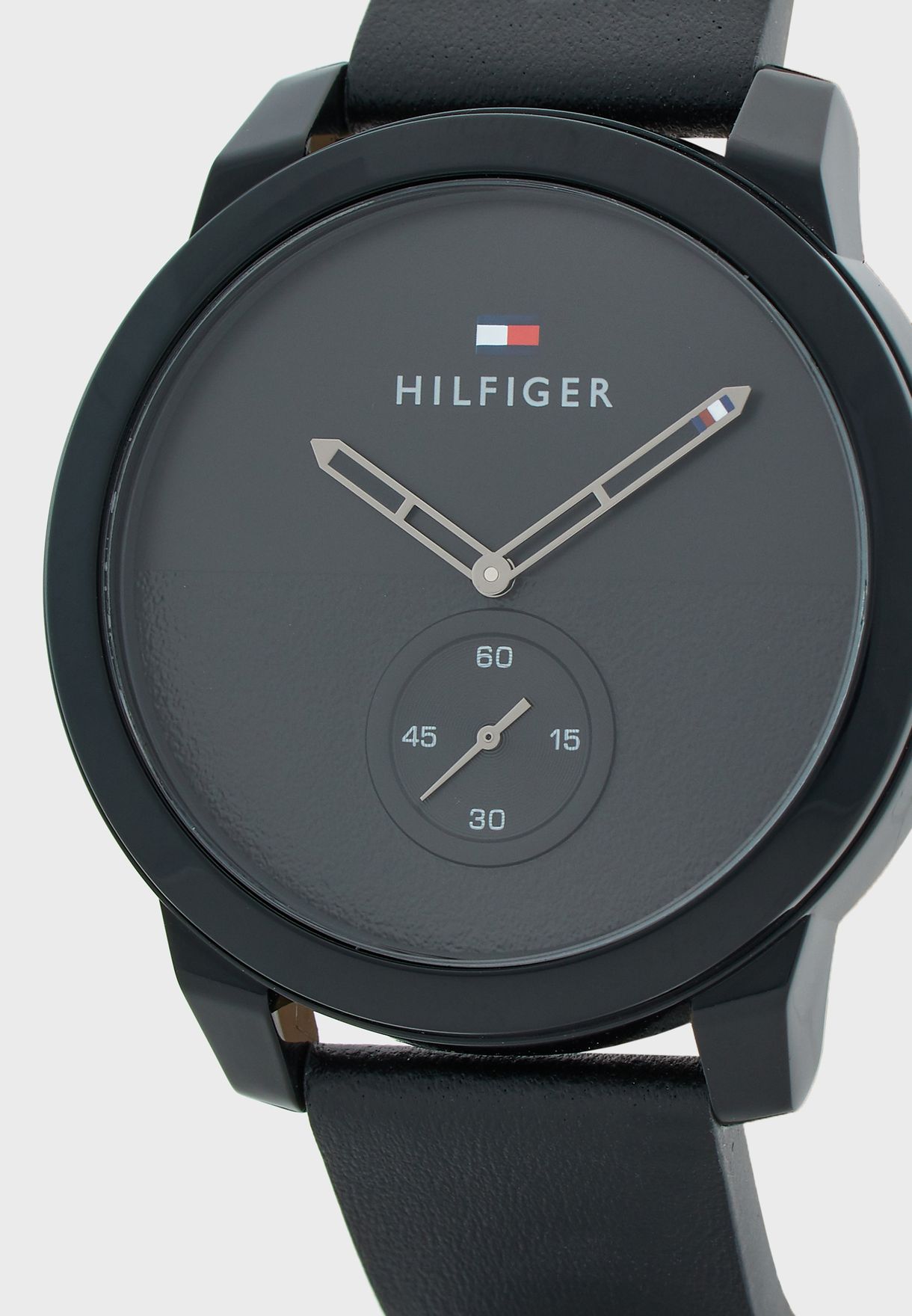 tommy hilfiger black dial analog watch