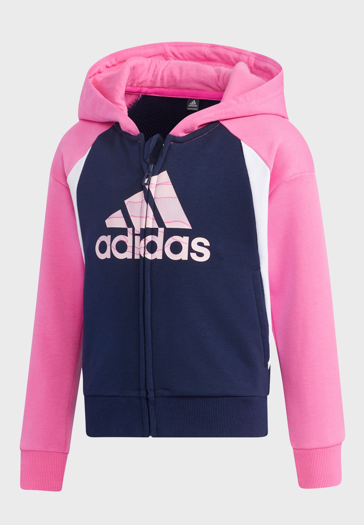 adidas pink zip up jacket