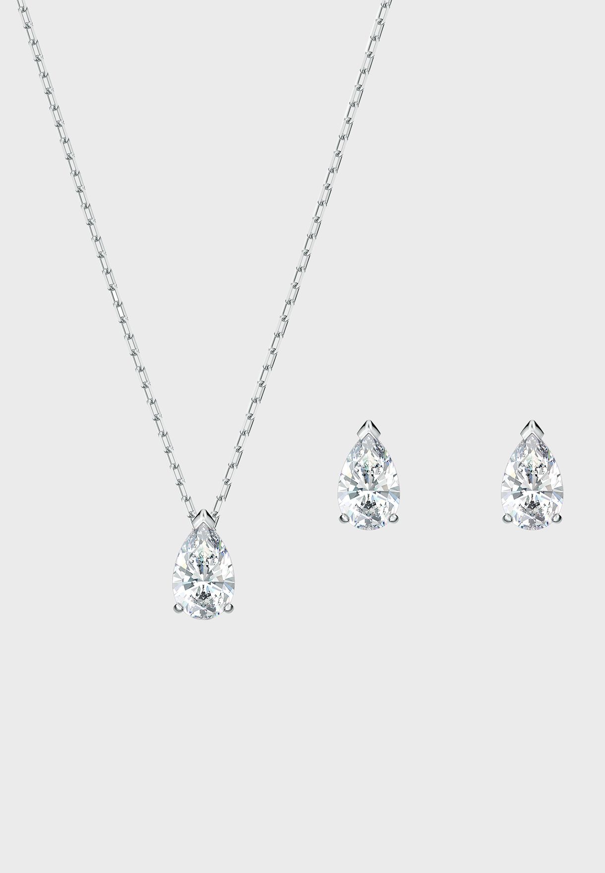 Attract Pear Necklace+Earrings Set