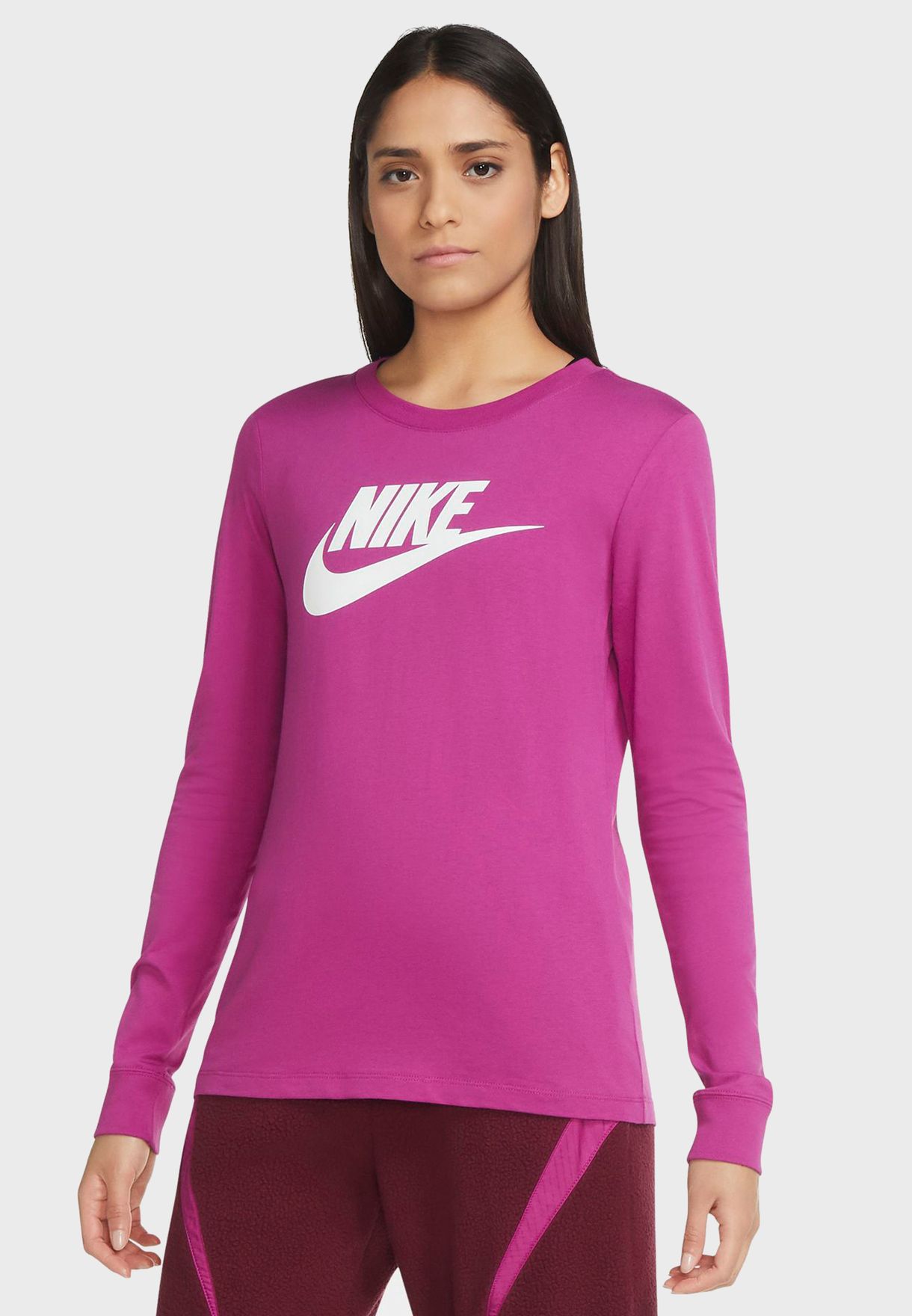 Buy Nike purple NSW Essential Icon Futura T-Shirt for Kids in Manama, Riffa