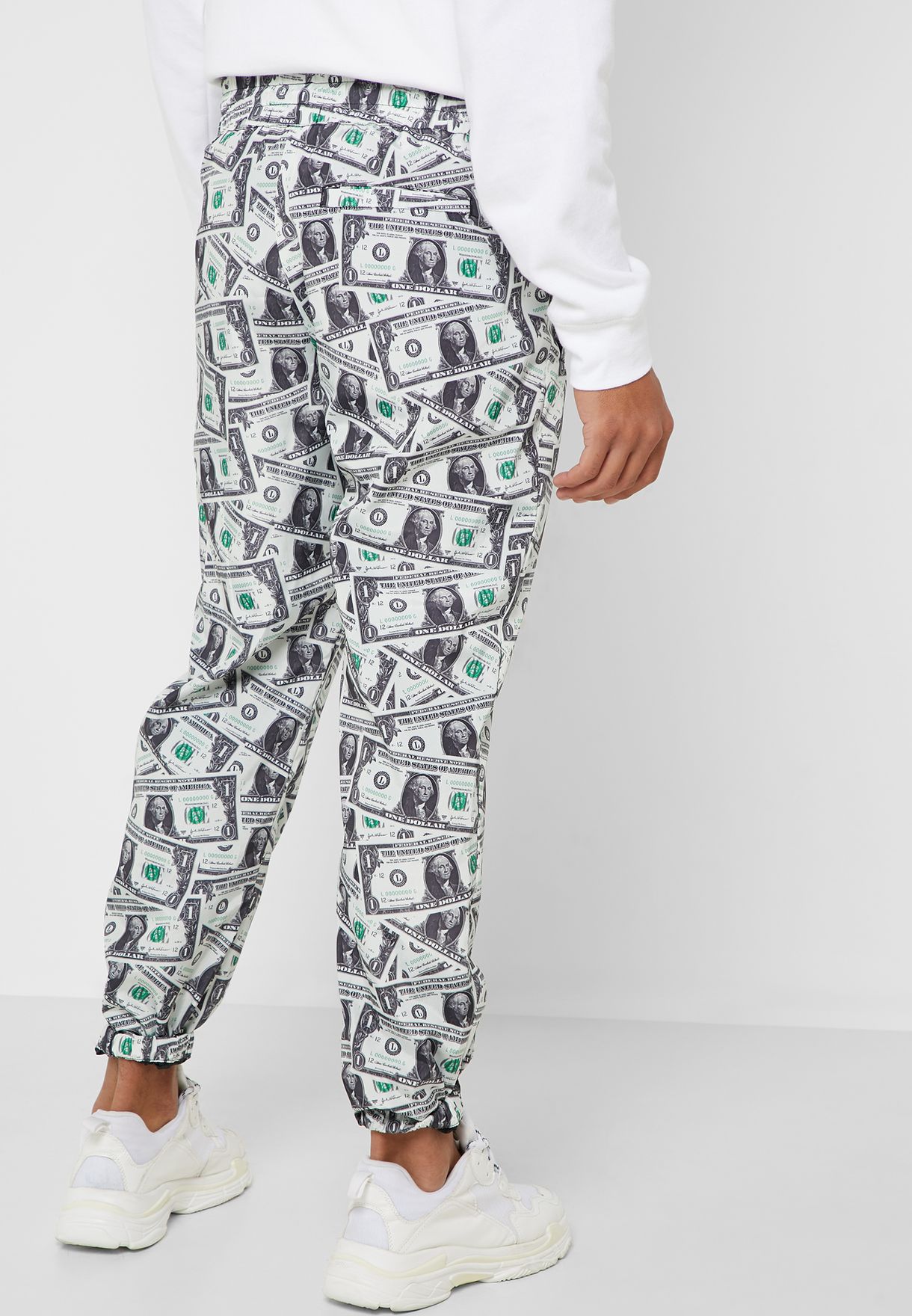 money print joggers