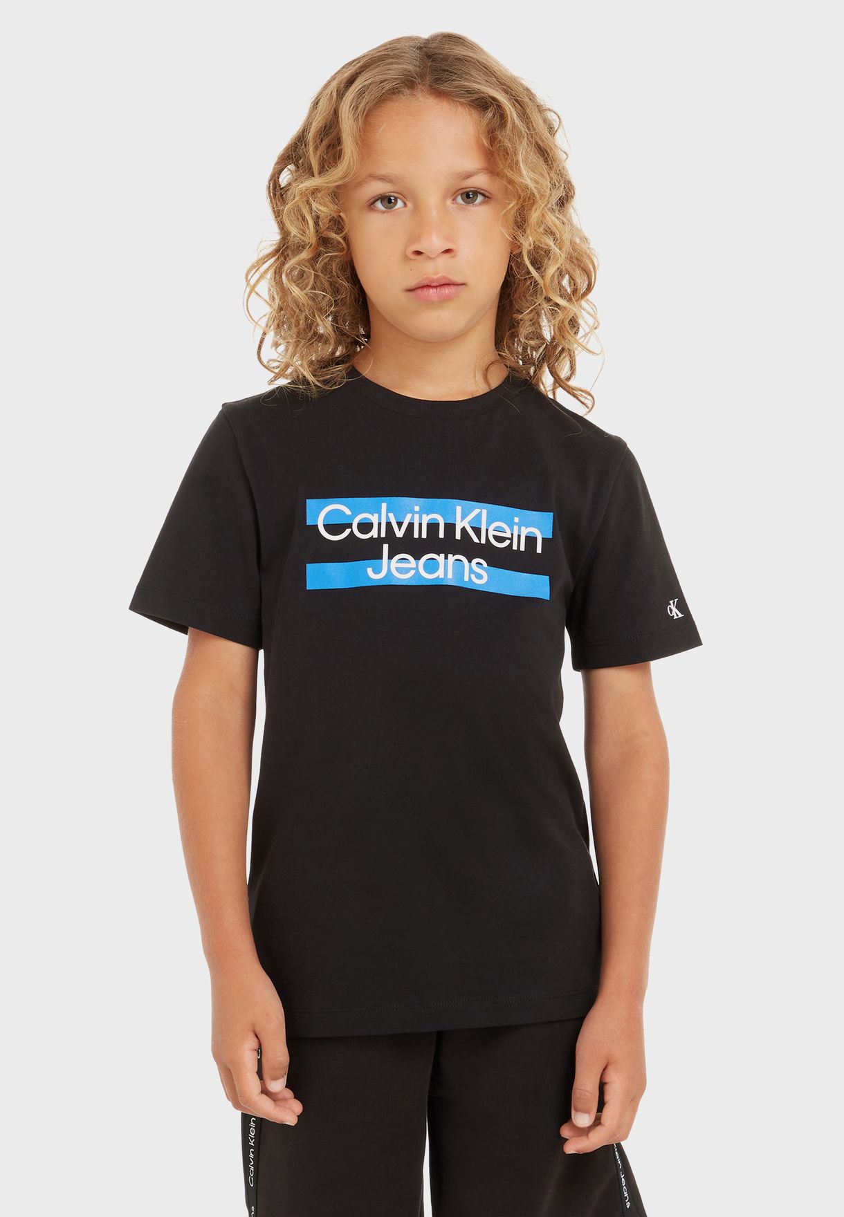 Kids Maxi Block Logo T-Shirt