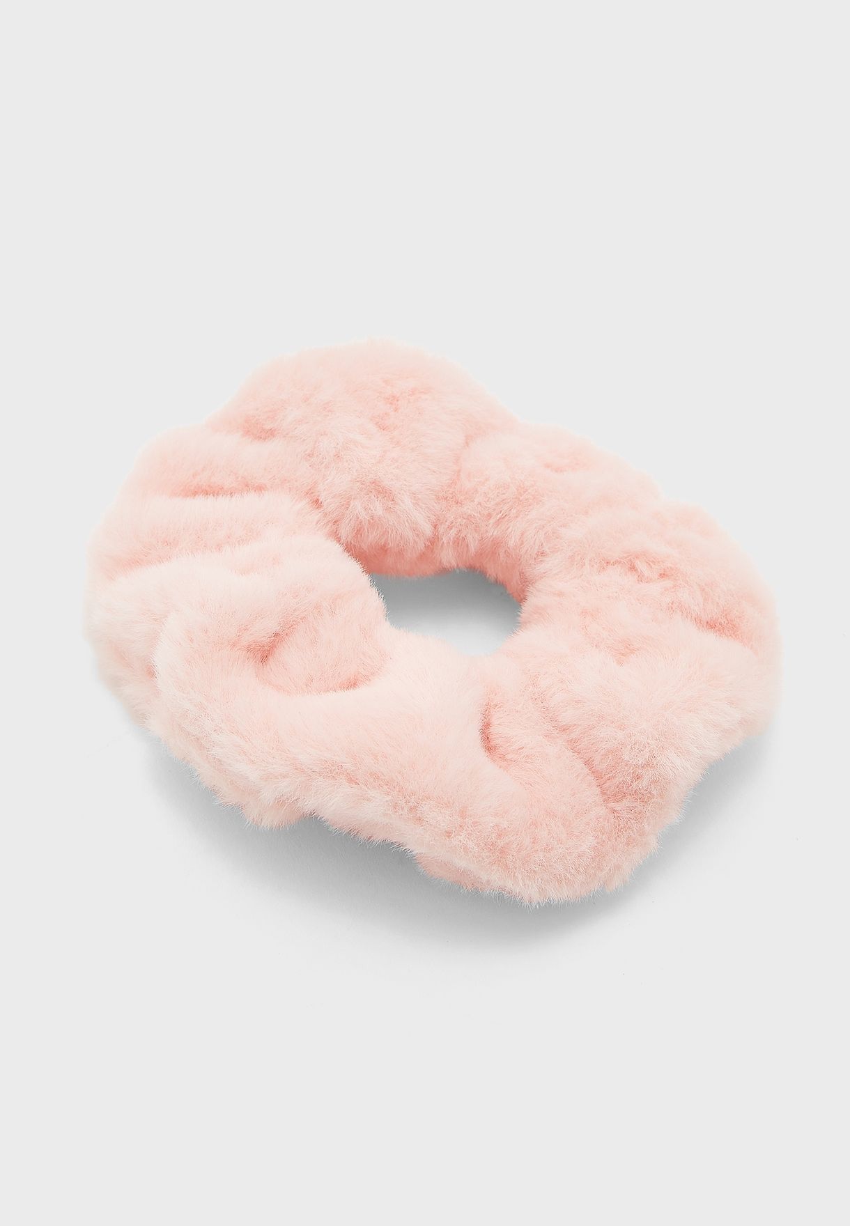 Furry Bedroom Slippers, Eye Cover And Scrunchie Gift Set
