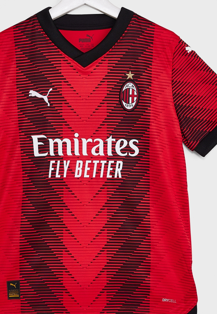 Puma T-Shirts : Buy Puma Ac Milan Boys Home Replica Jersey Jr Online