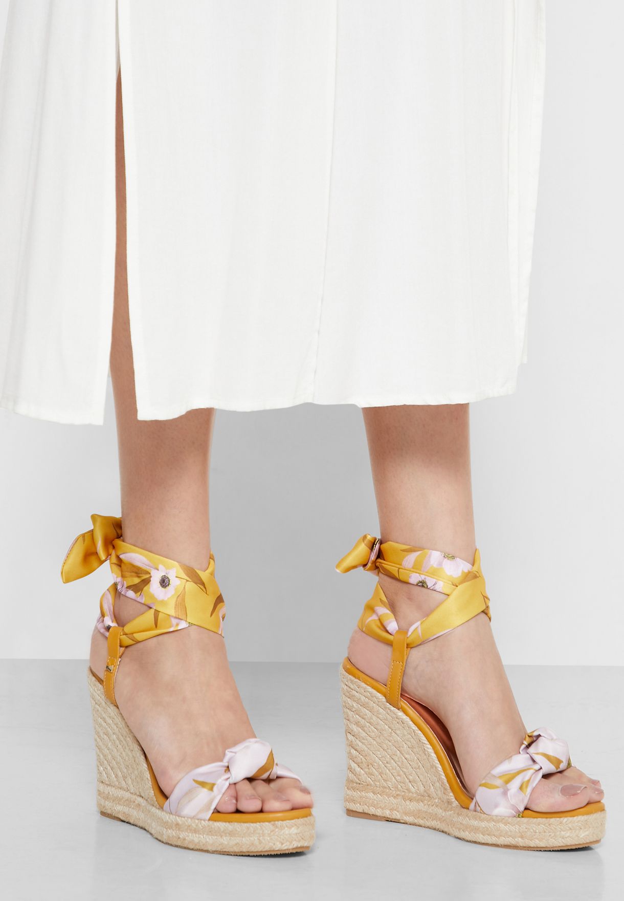 ted baker yellow shoes