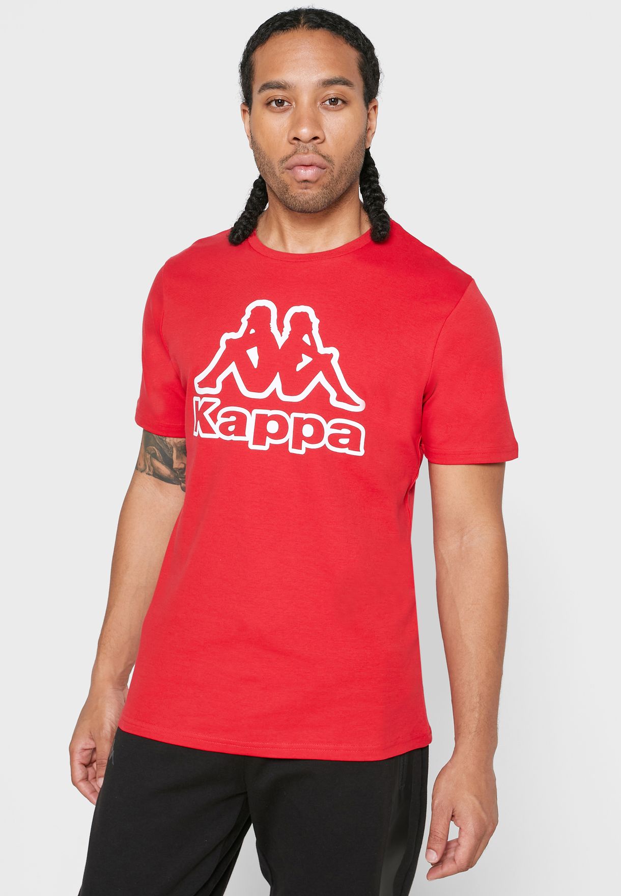 kappa red t shirt