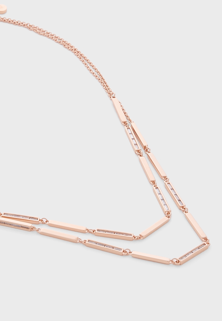 Buy Emporio Armani gold Layered Necklace for Women in Doha, other