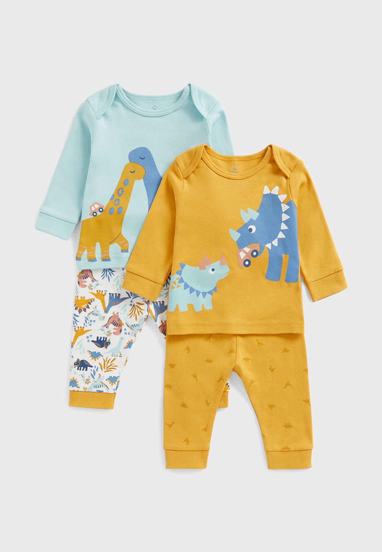 Kids 2 Pack Dino Pyjama Set