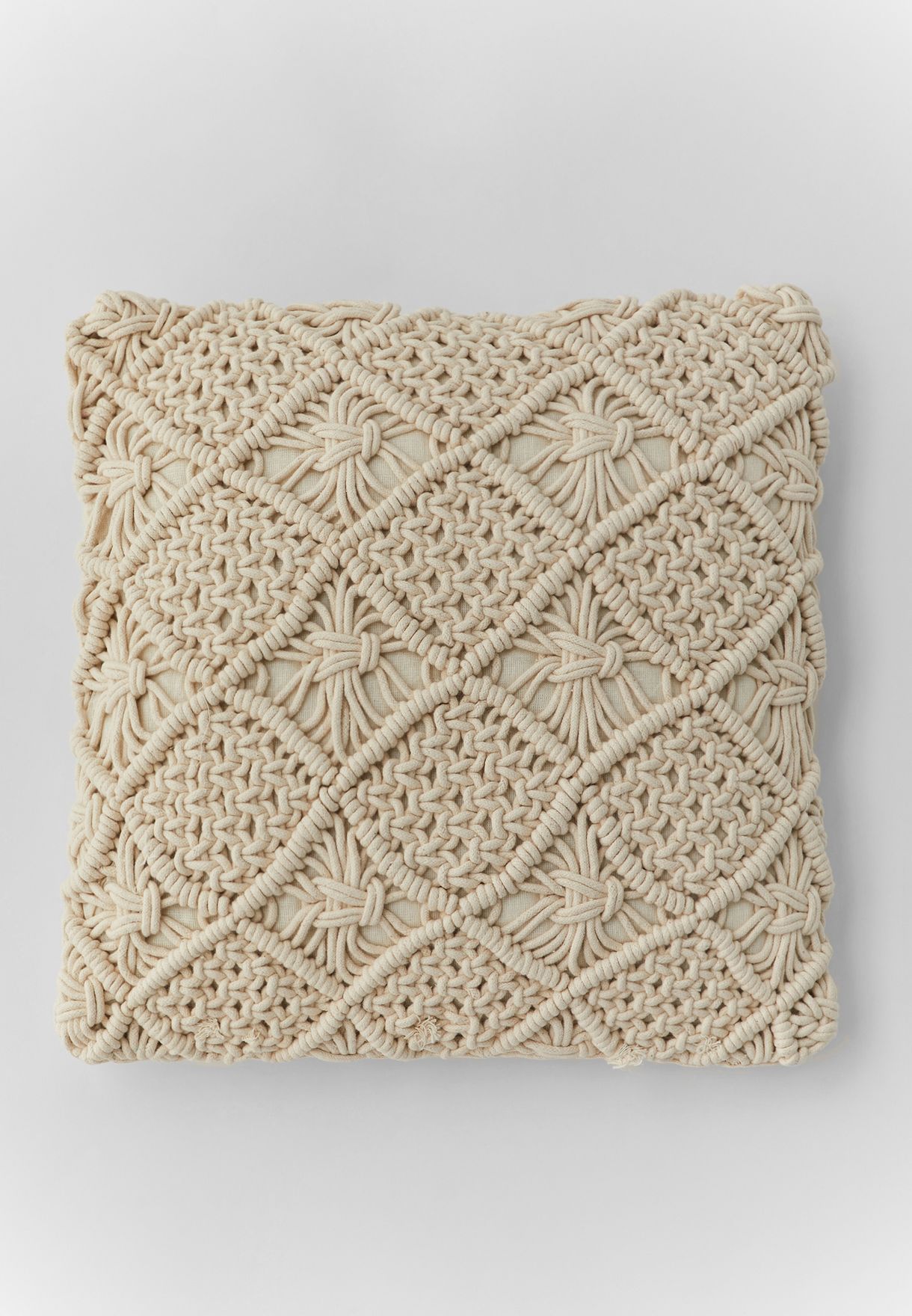 macrame cushion