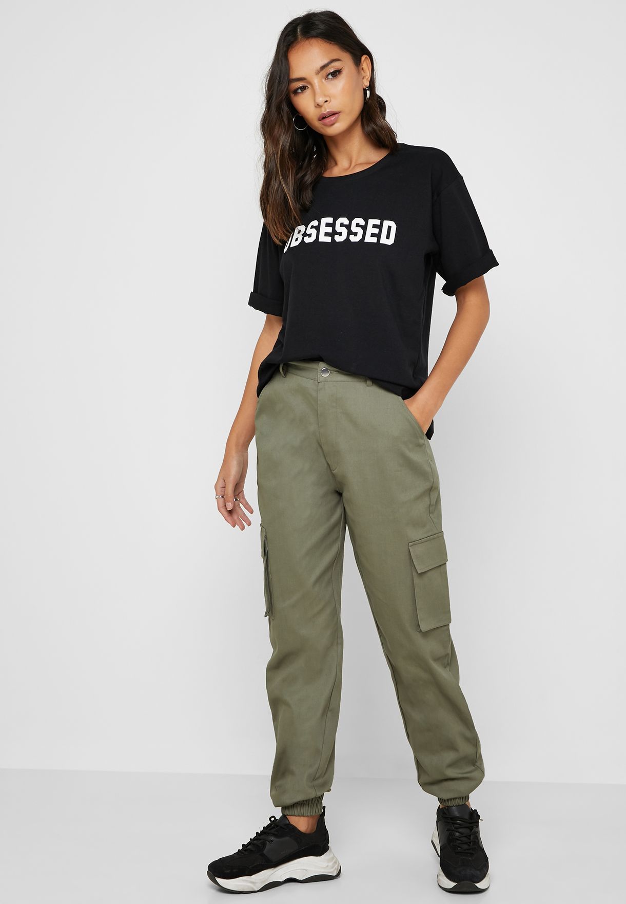 petite cargo pants with pockets