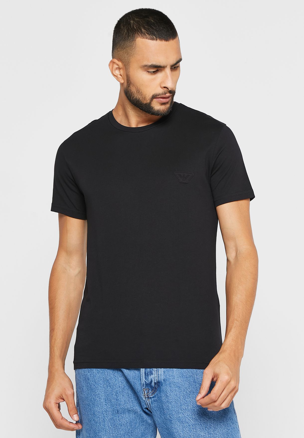 Chest Logo Crew Neck T-Shirt