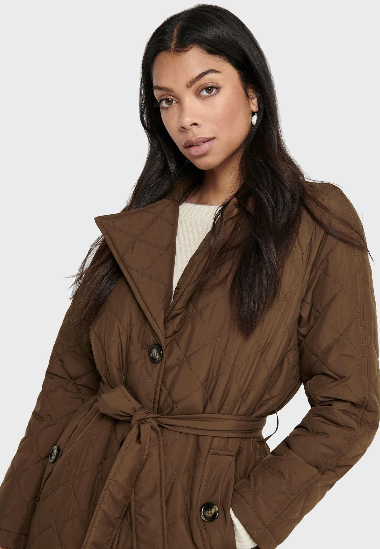 WOMEN FASHION Coats Trench coat Waterproof Jacqueline de Yong Trench coat discount 57% Green XL 