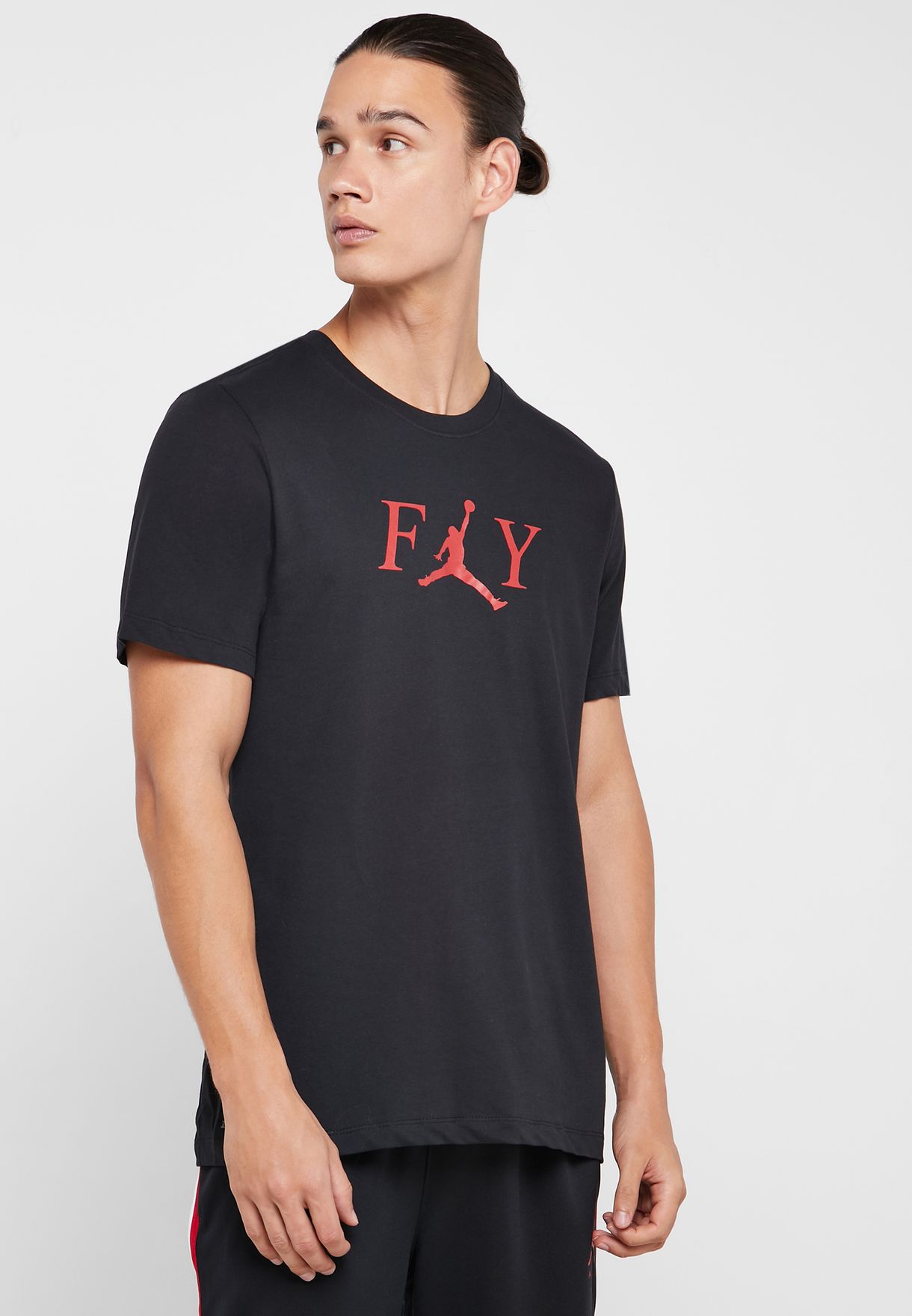 Buy Nike black Jordan Fly T-Shirt for 