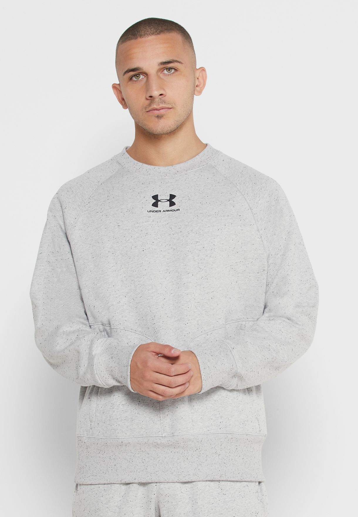 under armour grey pullover