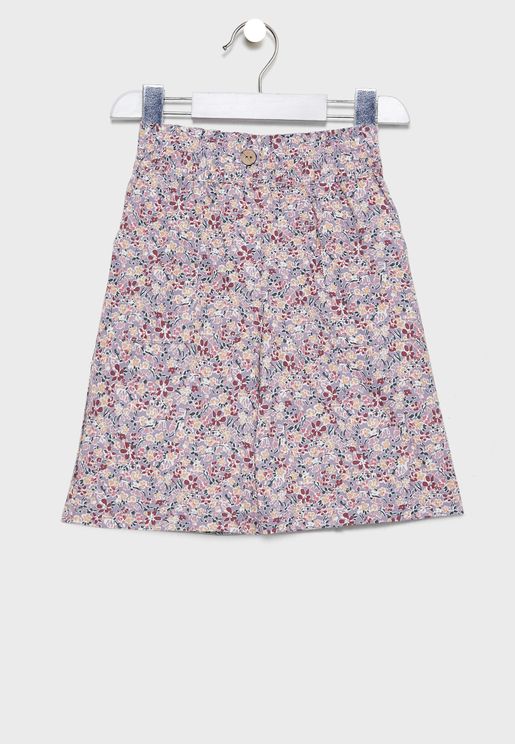 Infant Floral Culotte Trousers