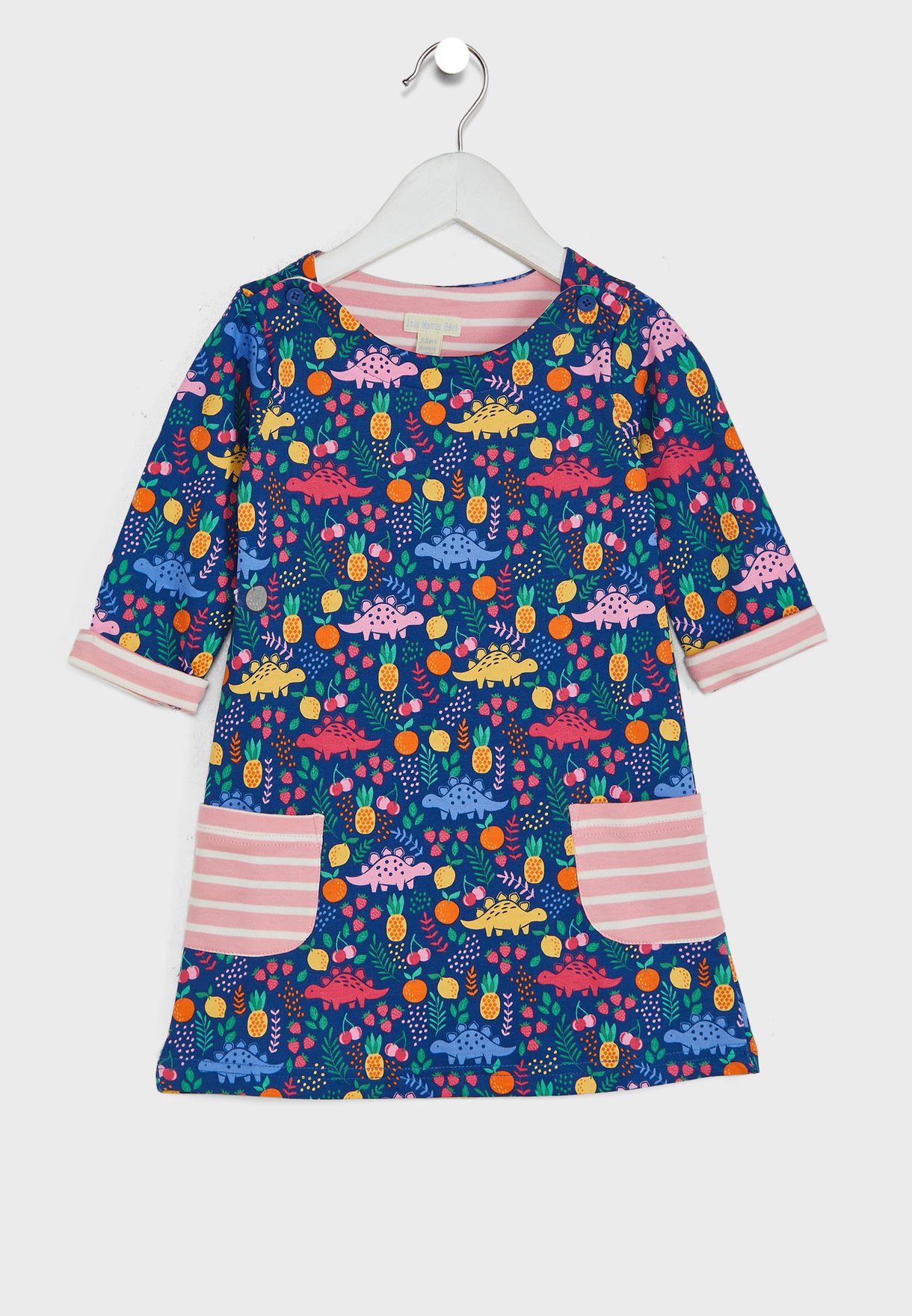 Kids Sweet Dino Print A-Line Dress