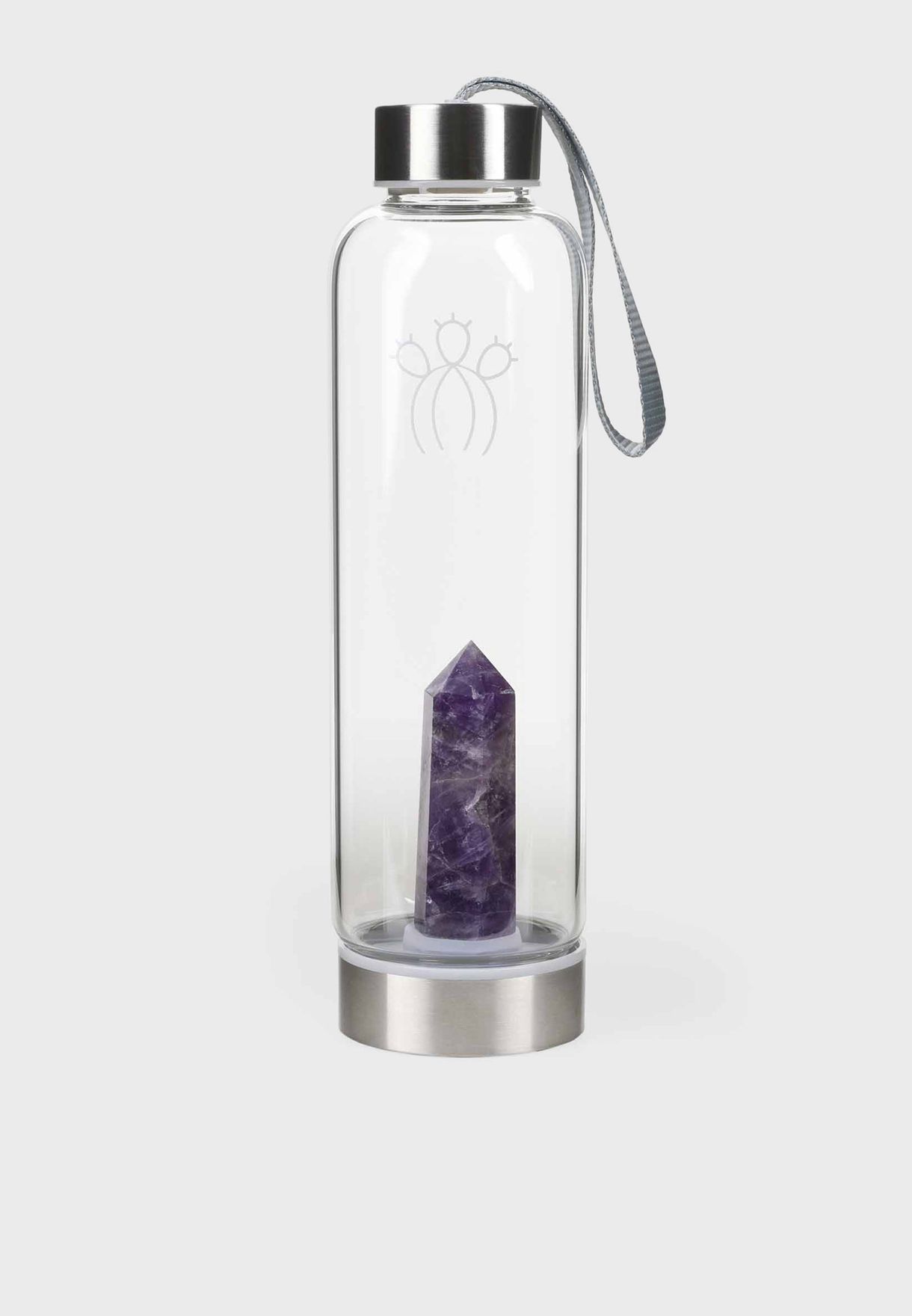 Amethyst Interchangeable Crystal Water Bottle