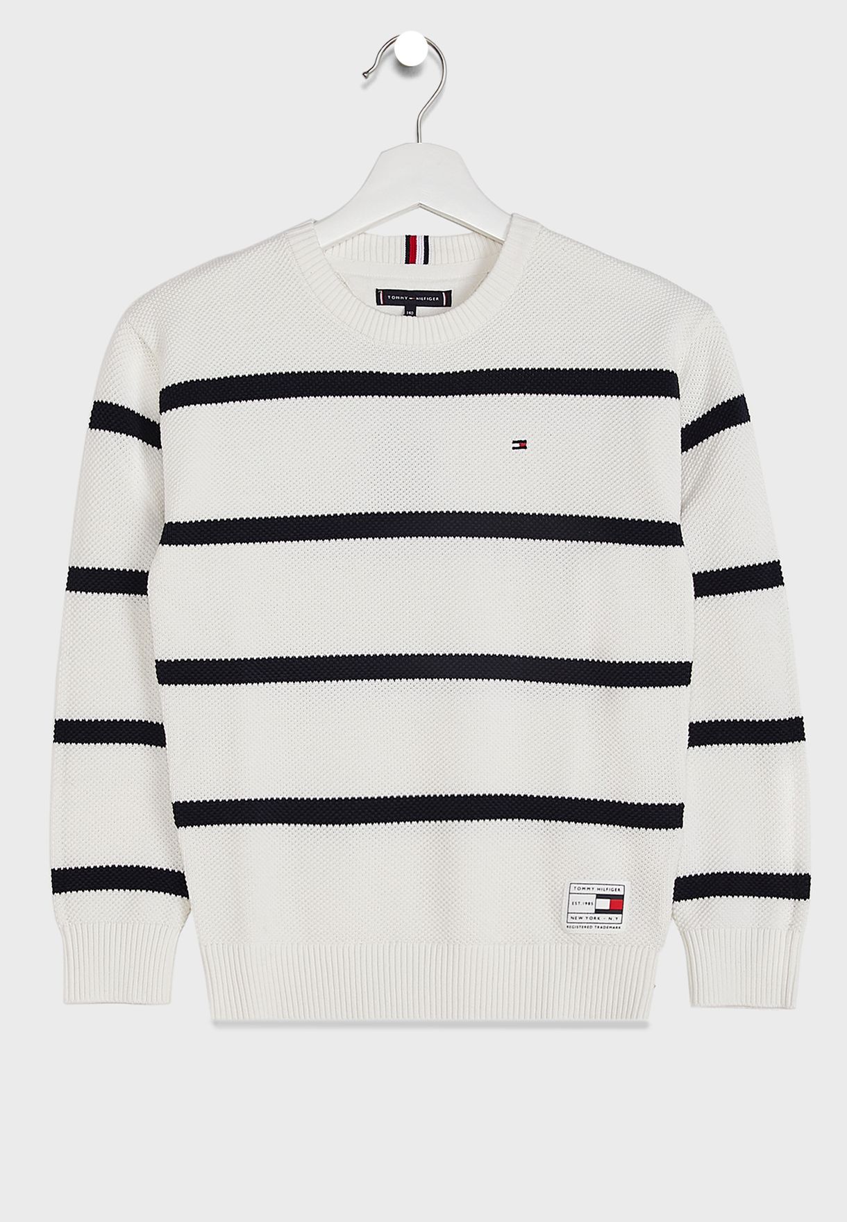 Youth Structure Rugby Striped Sweater