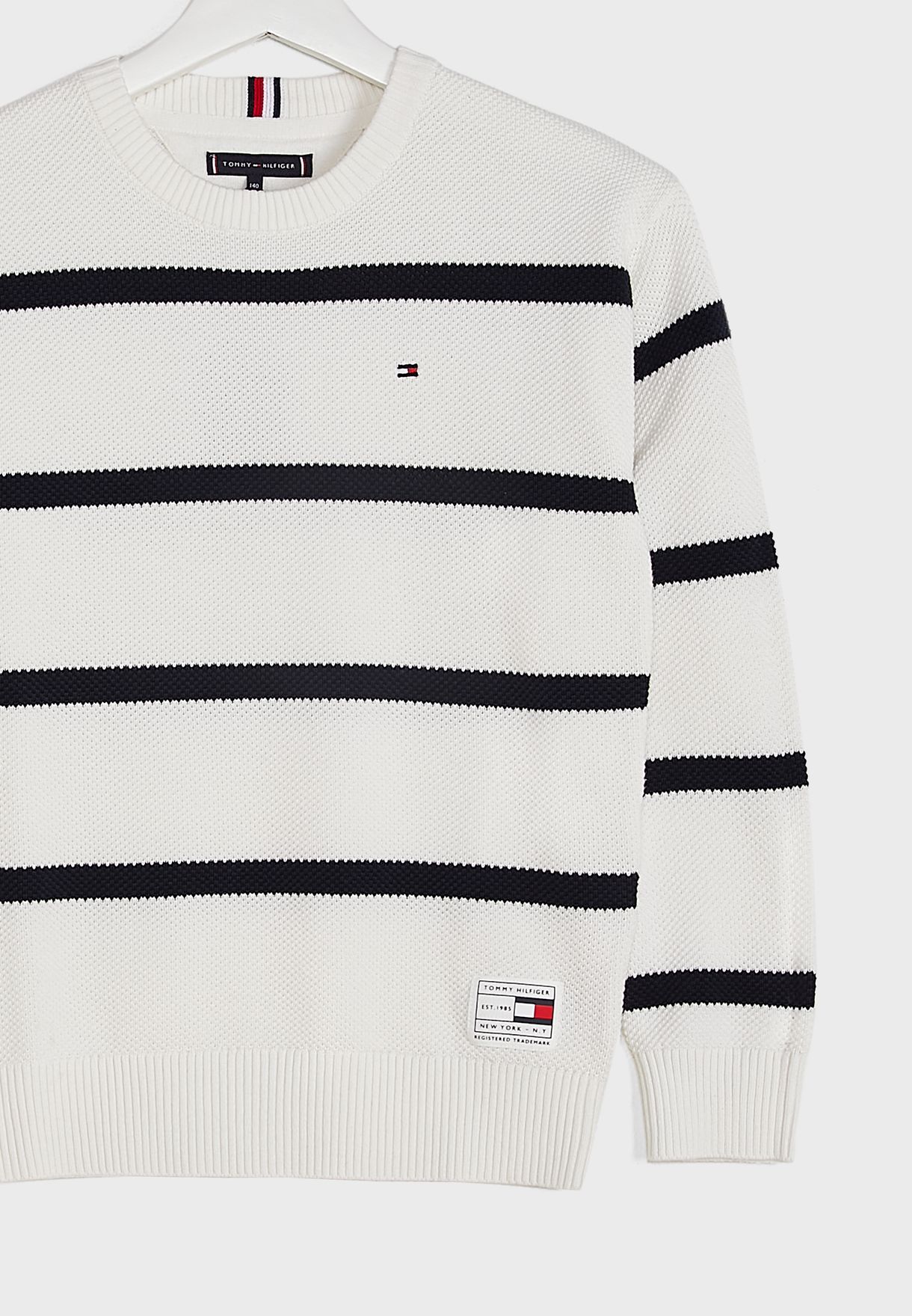 Youth Structure Rugby Striped Sweater