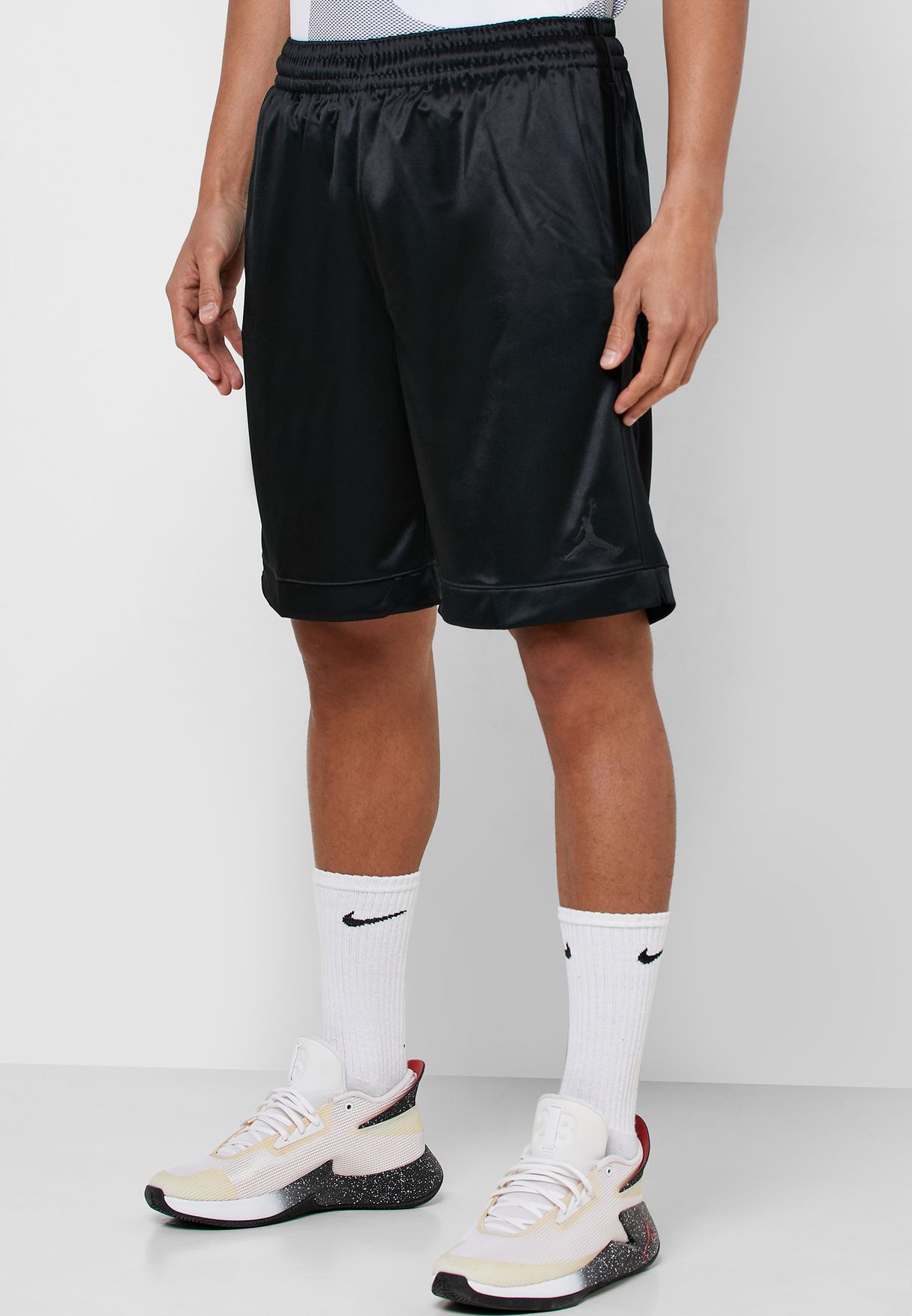 Buy Jordan black Jordan Shimmer Shorts 