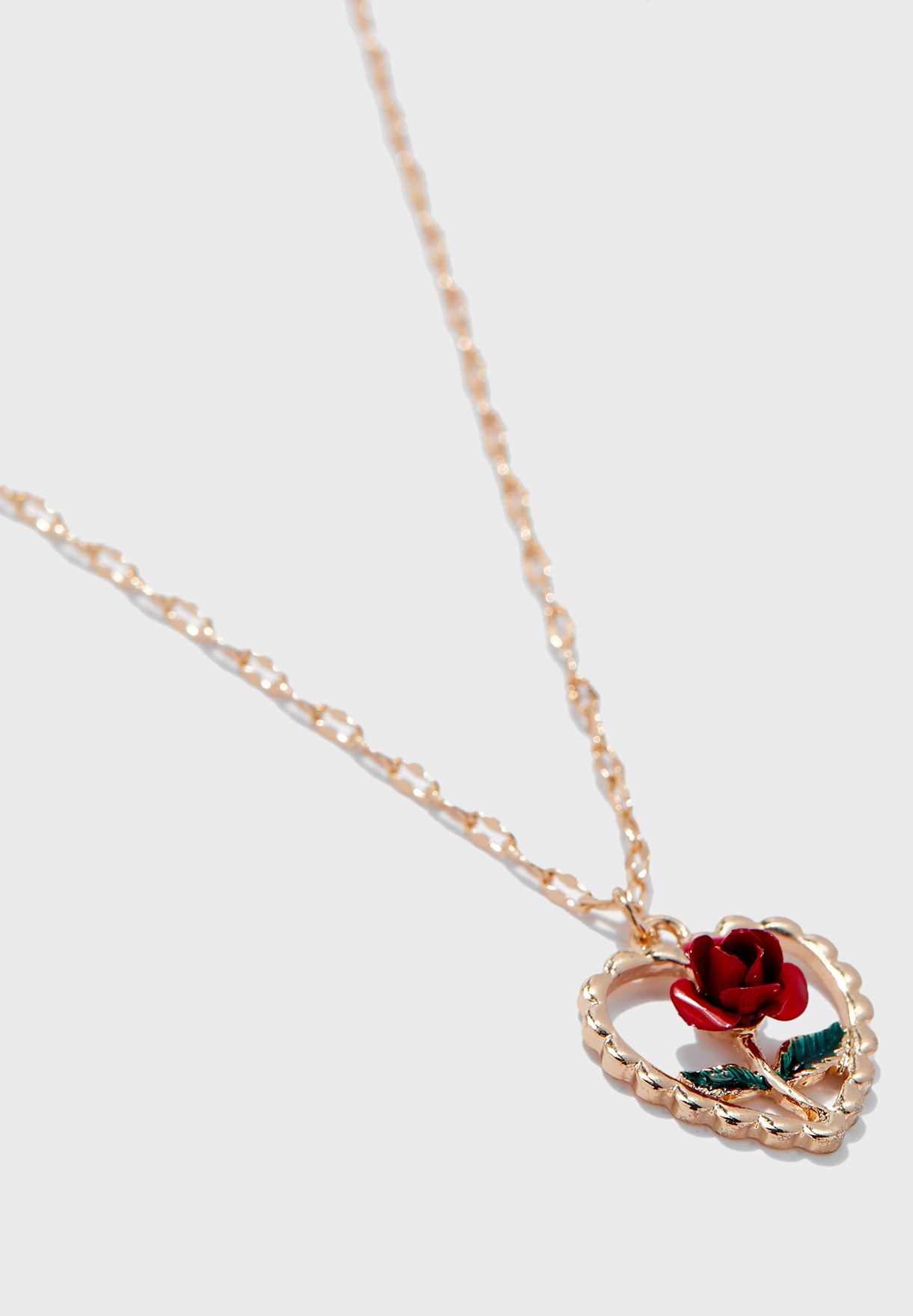 forever 21 rose necklace