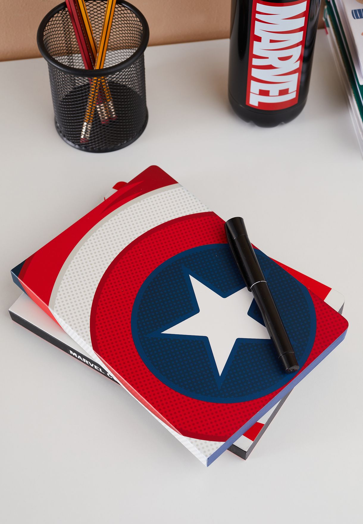 A5 Marvel Captain America's Shield Flex Notebook