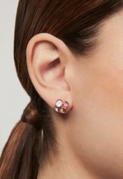 ted baker carlenn crystal cluster stud earrings in gold