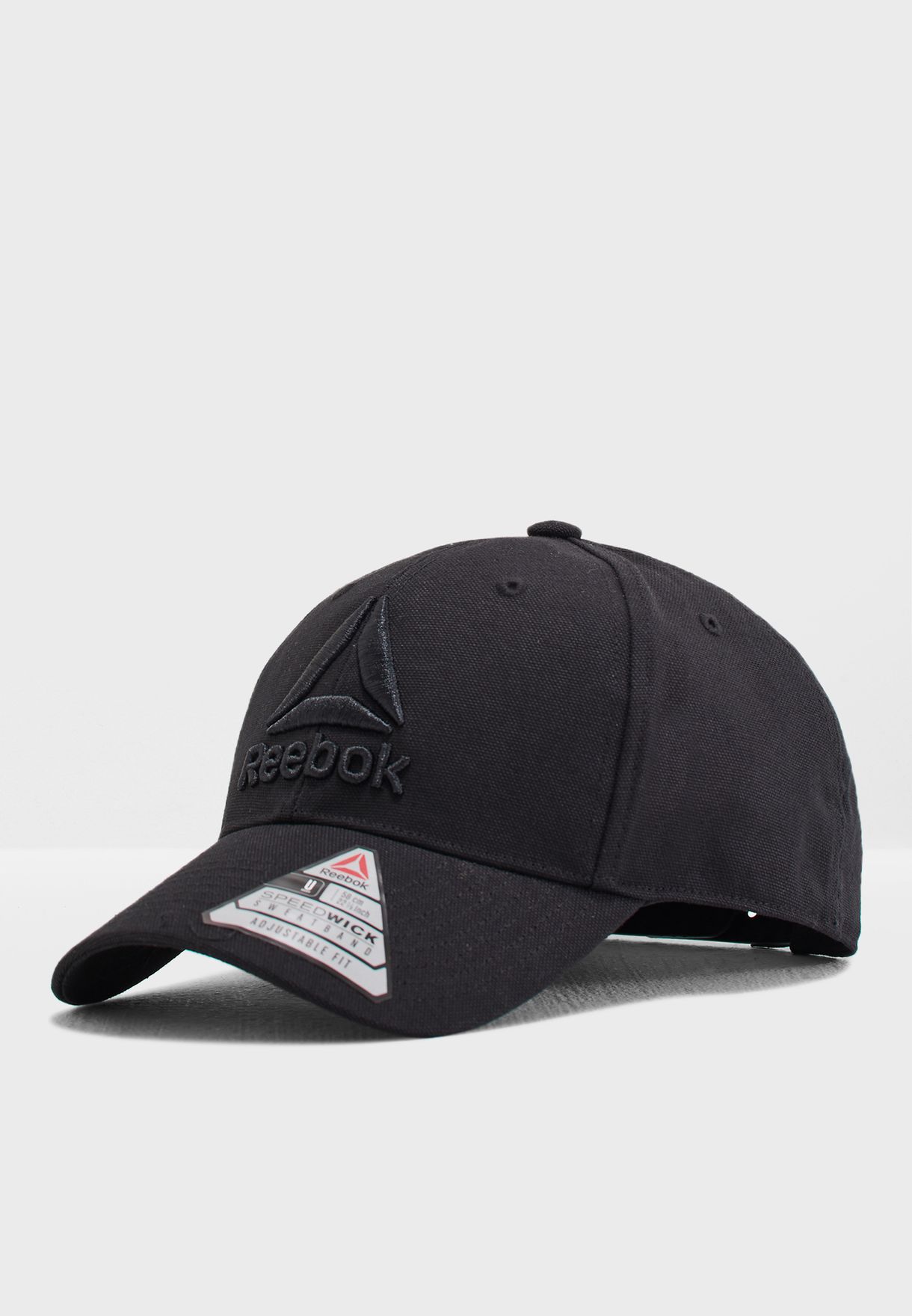 reebok black hat