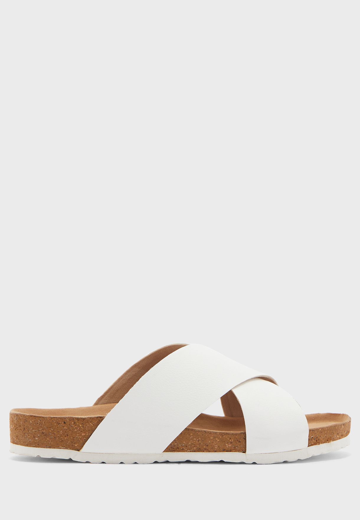Arch Support Cross Strap Sandals