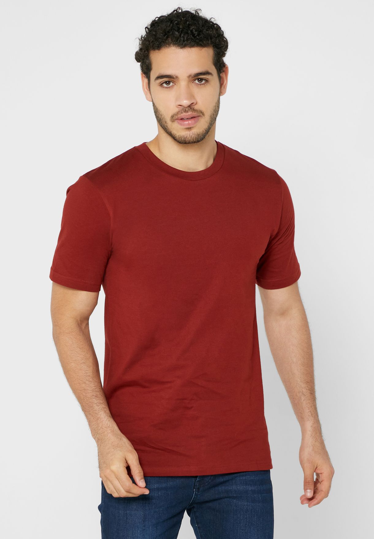 5 Pack Essential Crew Neck T-Shirts
