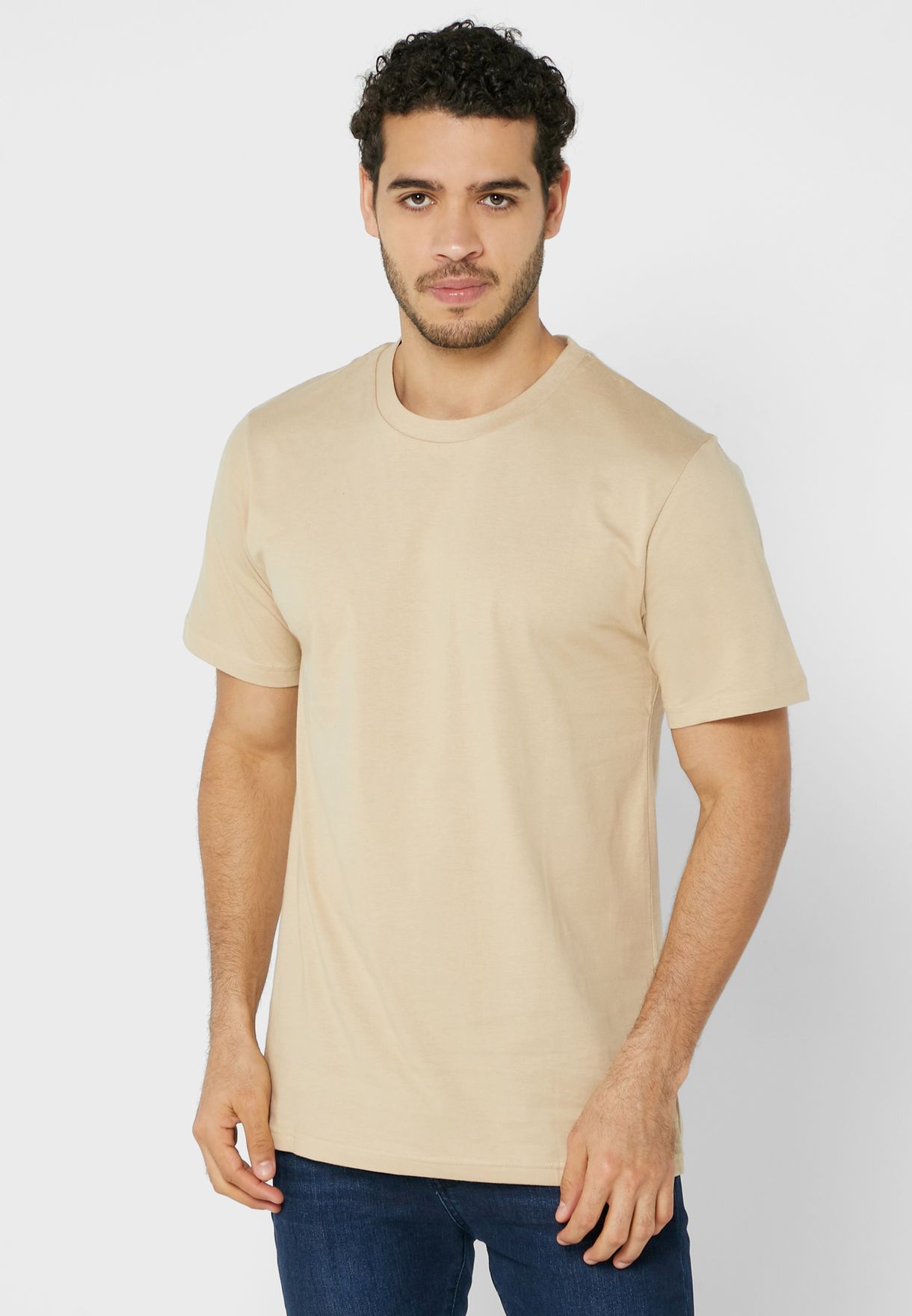5 Pack Essential Crew Neck T-Shirts