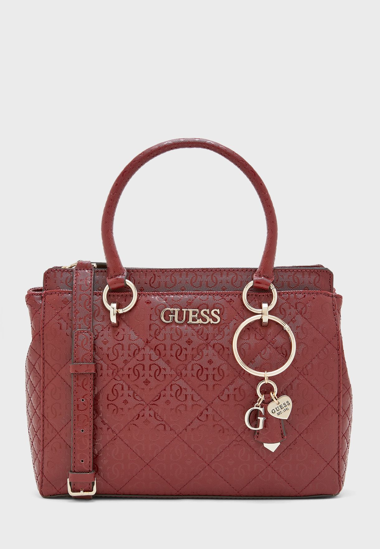 guess wilona luxury satchel