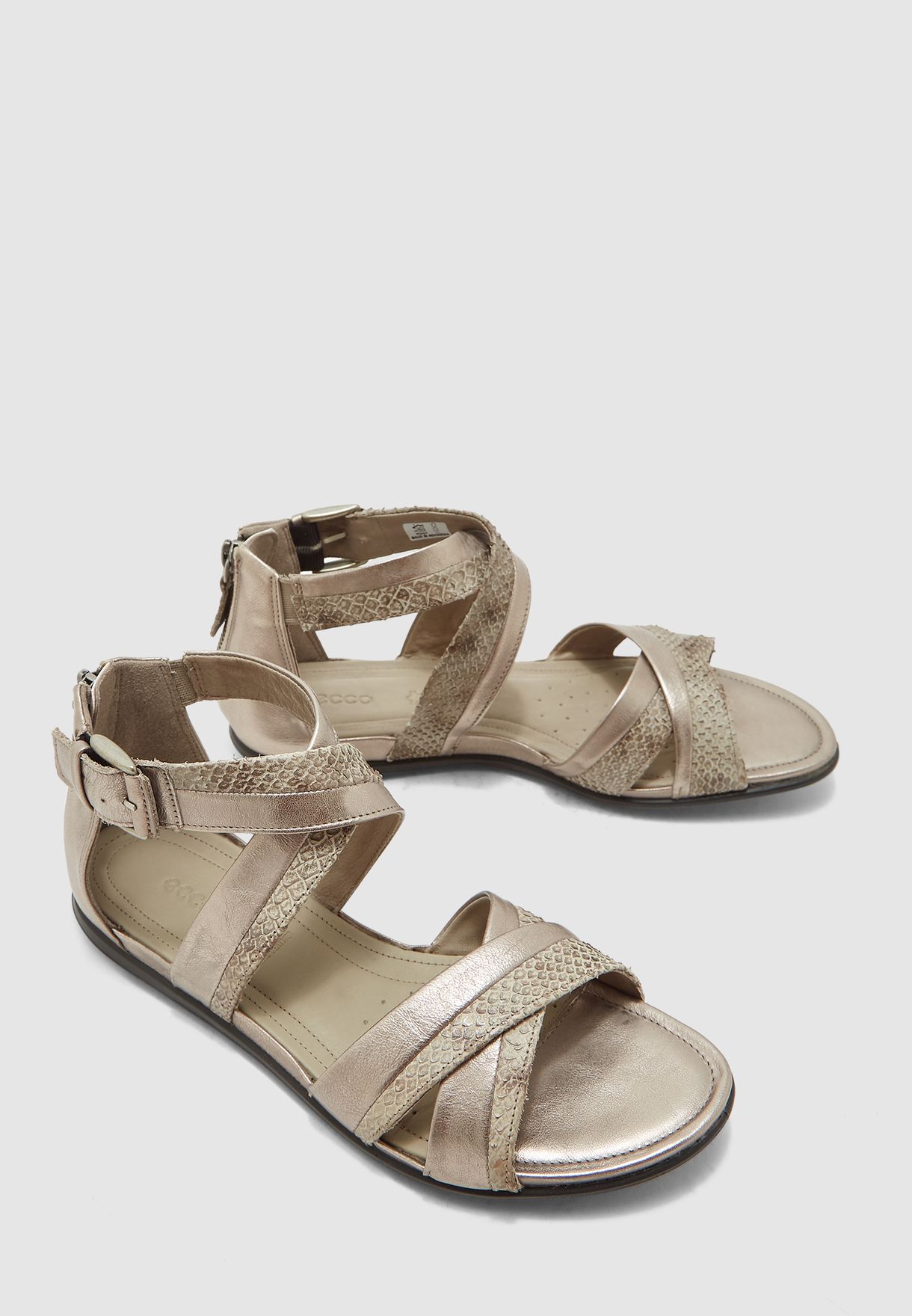 ecco flat sandals