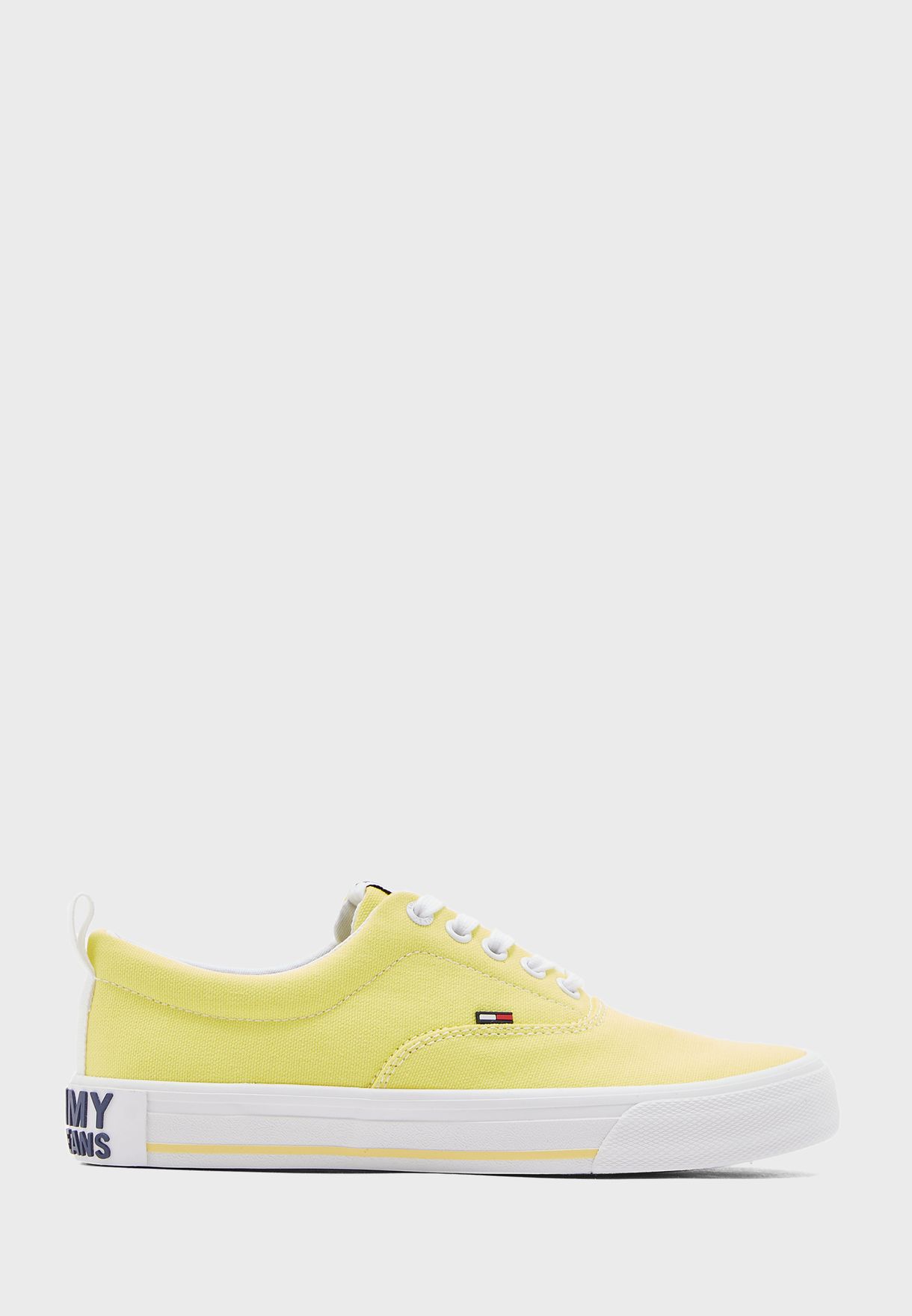 Buy Tommy Jeans Yellow Essential Low Top Sneaker Zio For Women In Mena Worldwide En0en00794zio