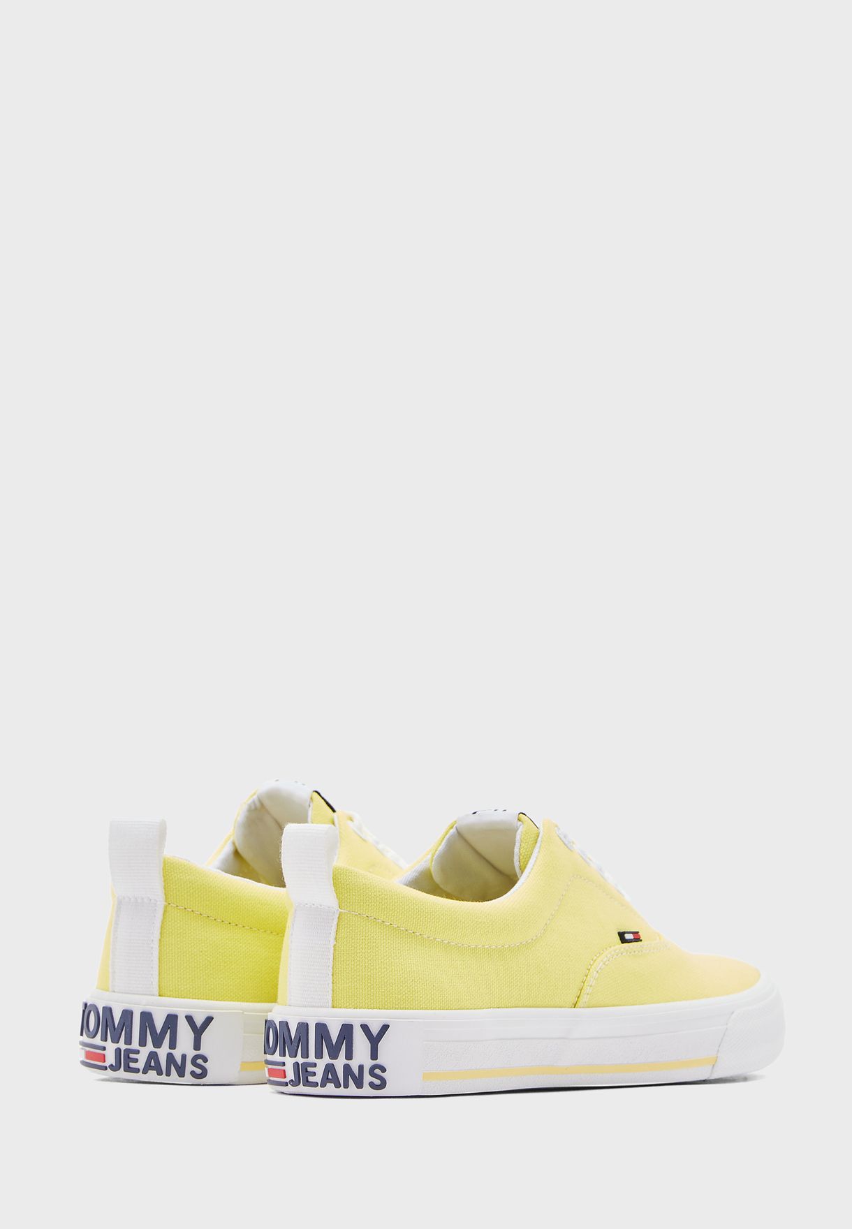 Buy Tommy Jeans Yellow Essential Low Top Sneaker Zio For Women In Mena Worldwide En0en00794zio