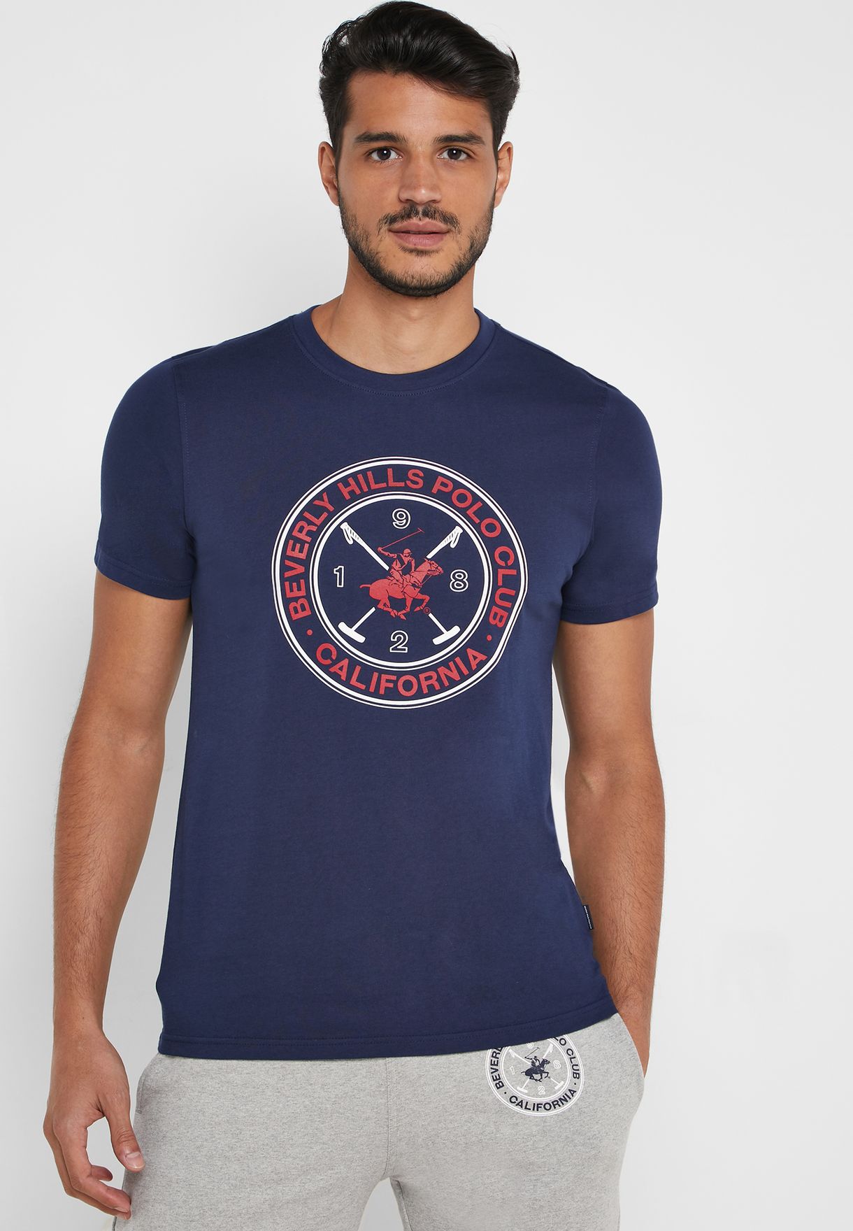 beverly hills polo club men's v neck t shirt