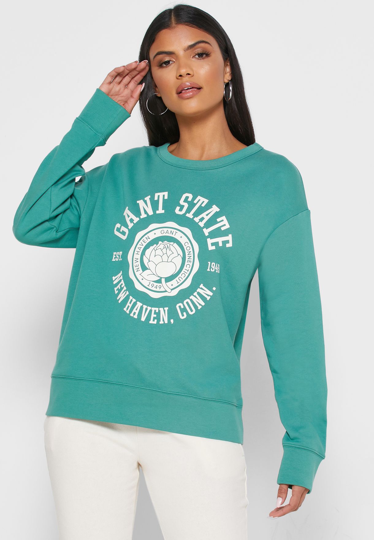 gant green sweatshirt