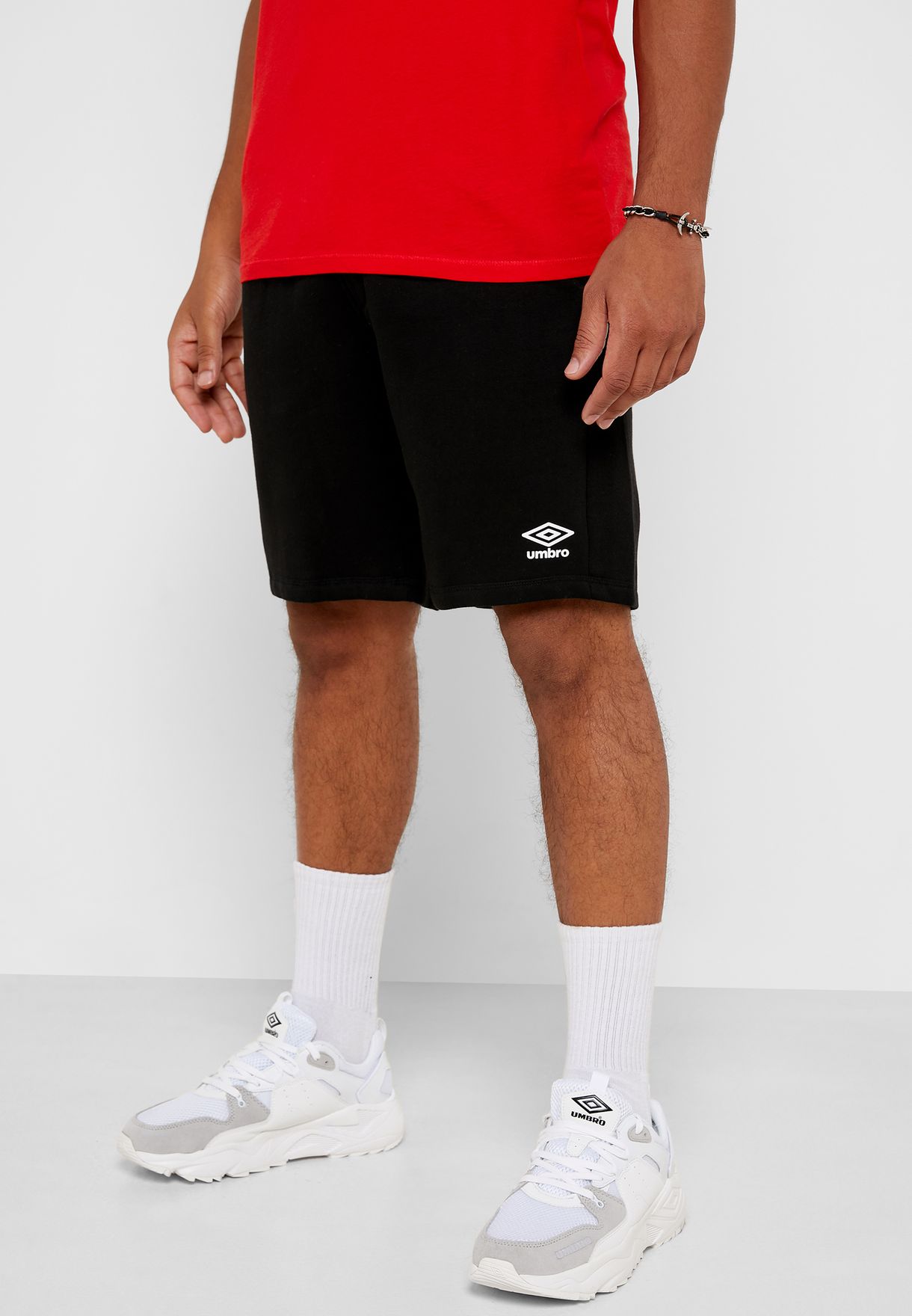 umbro fleece shorts