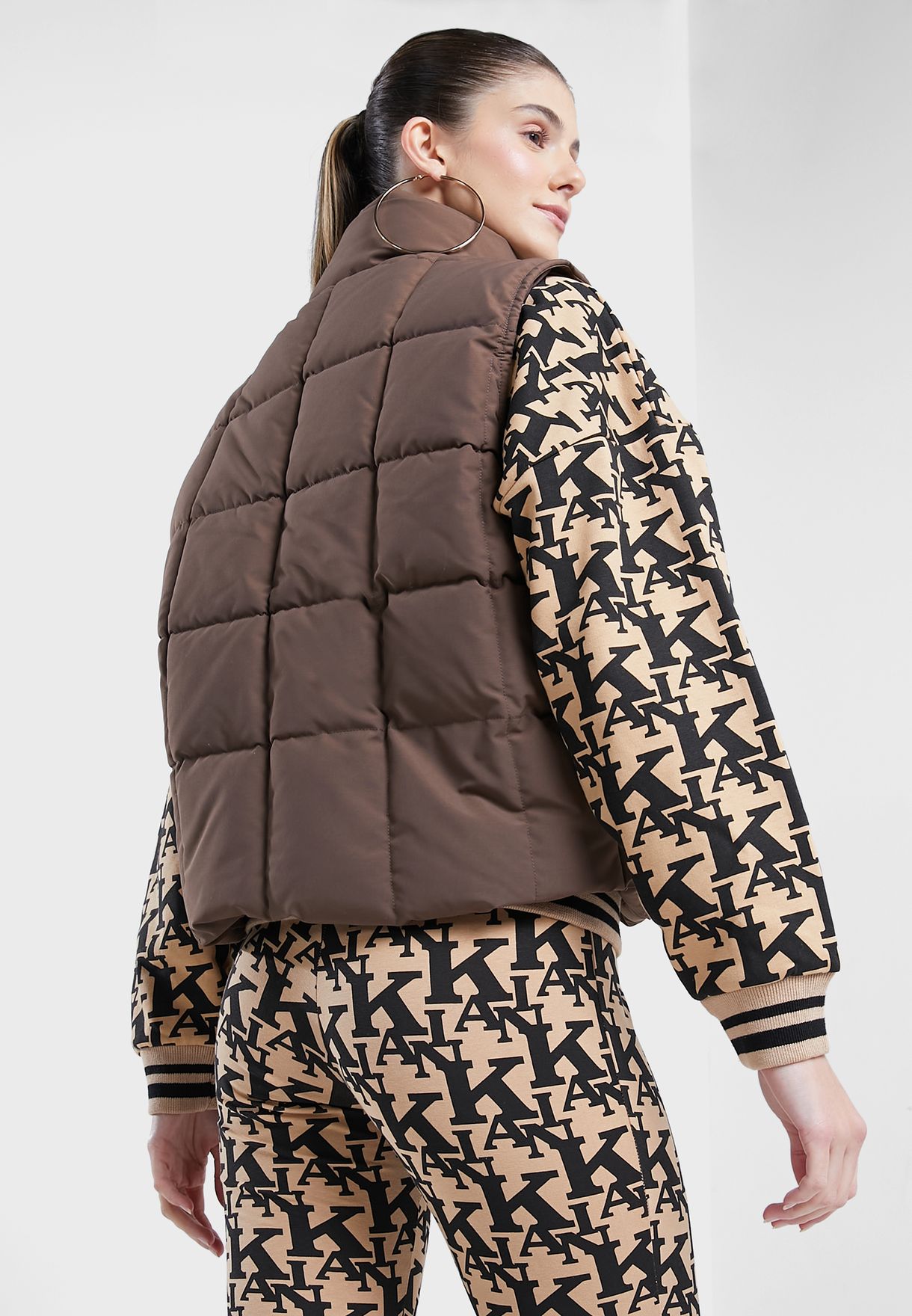 Small Signature Quilted Vest Jacket
