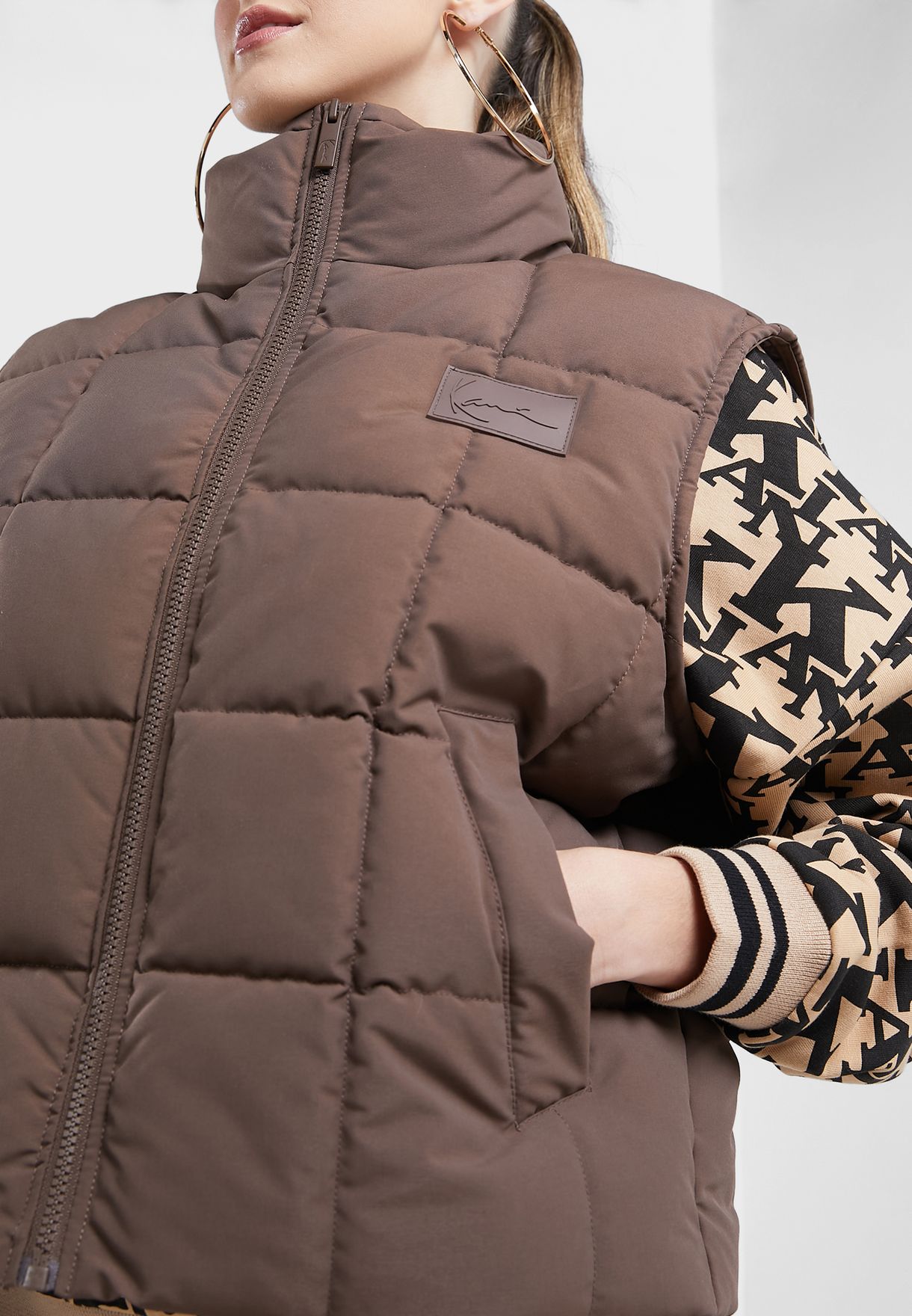 Small Signature Quilted Vest Jacket