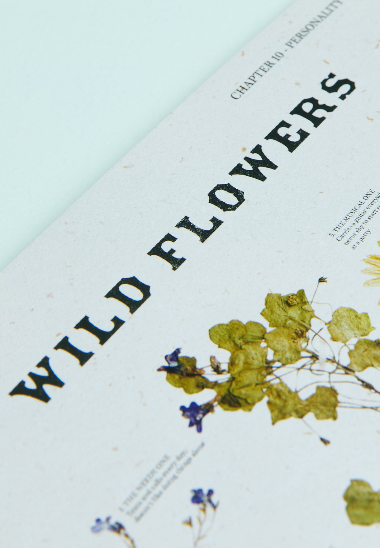 Wildflower Photographic Card